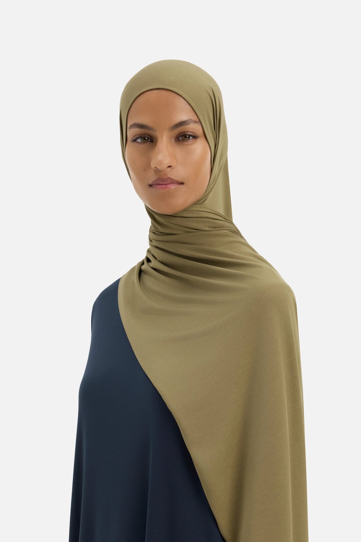 Bamboo Jersey Scarf | Khaki Green