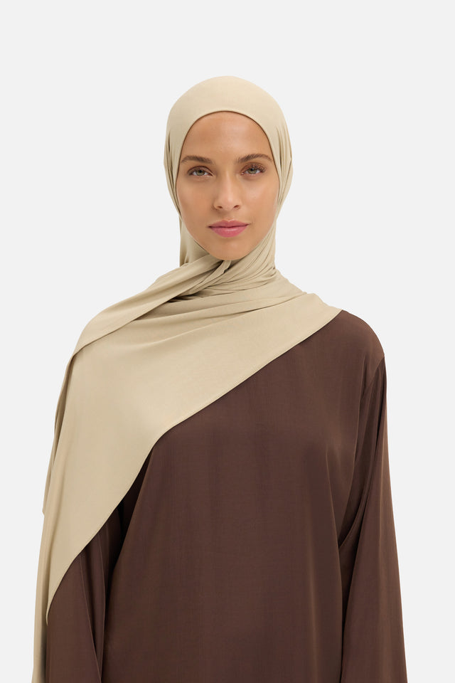 Bamboo Jersey Scarf | Mocha
