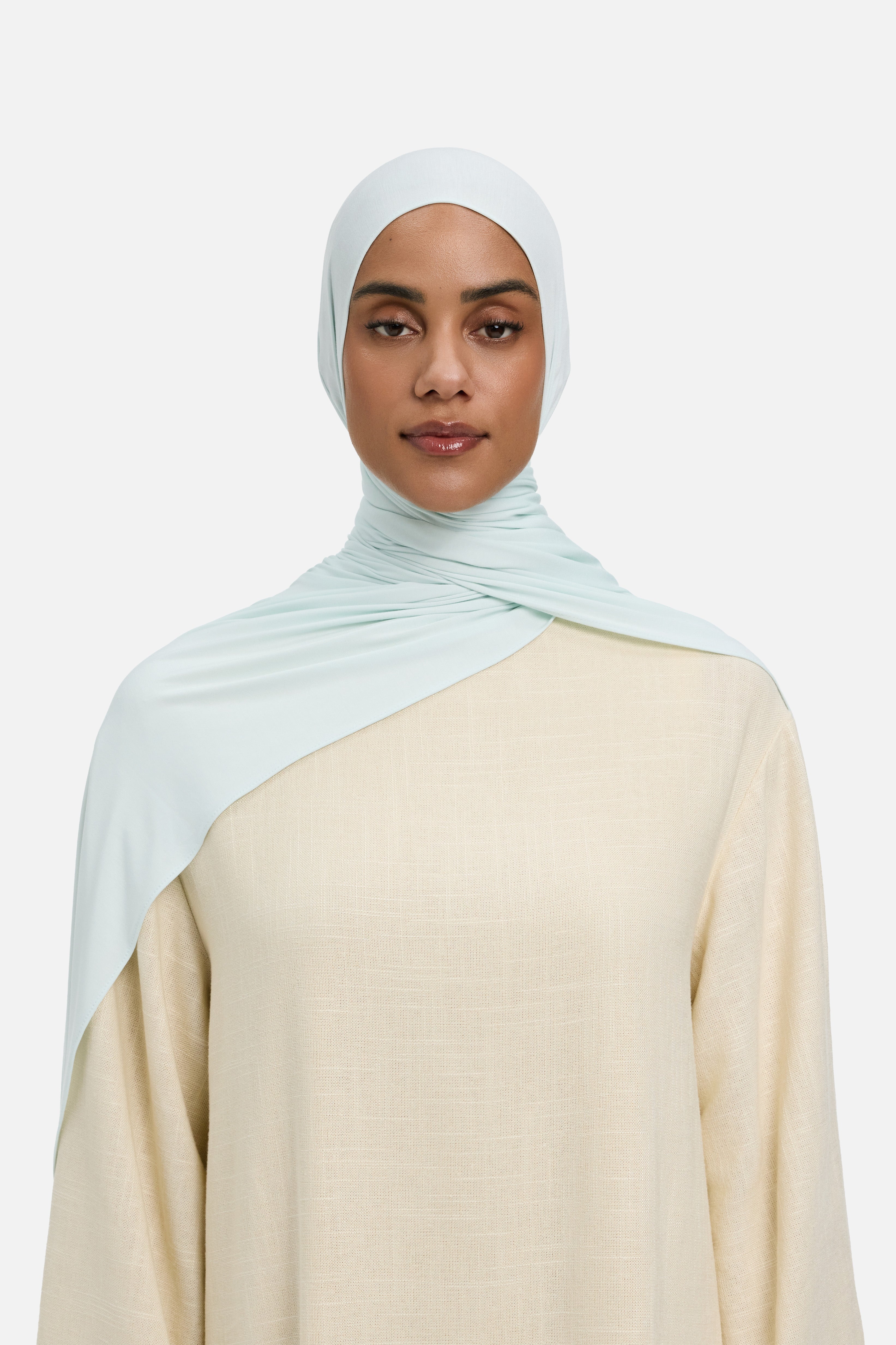 Bamboo Jersey Scarf | Morning Blue