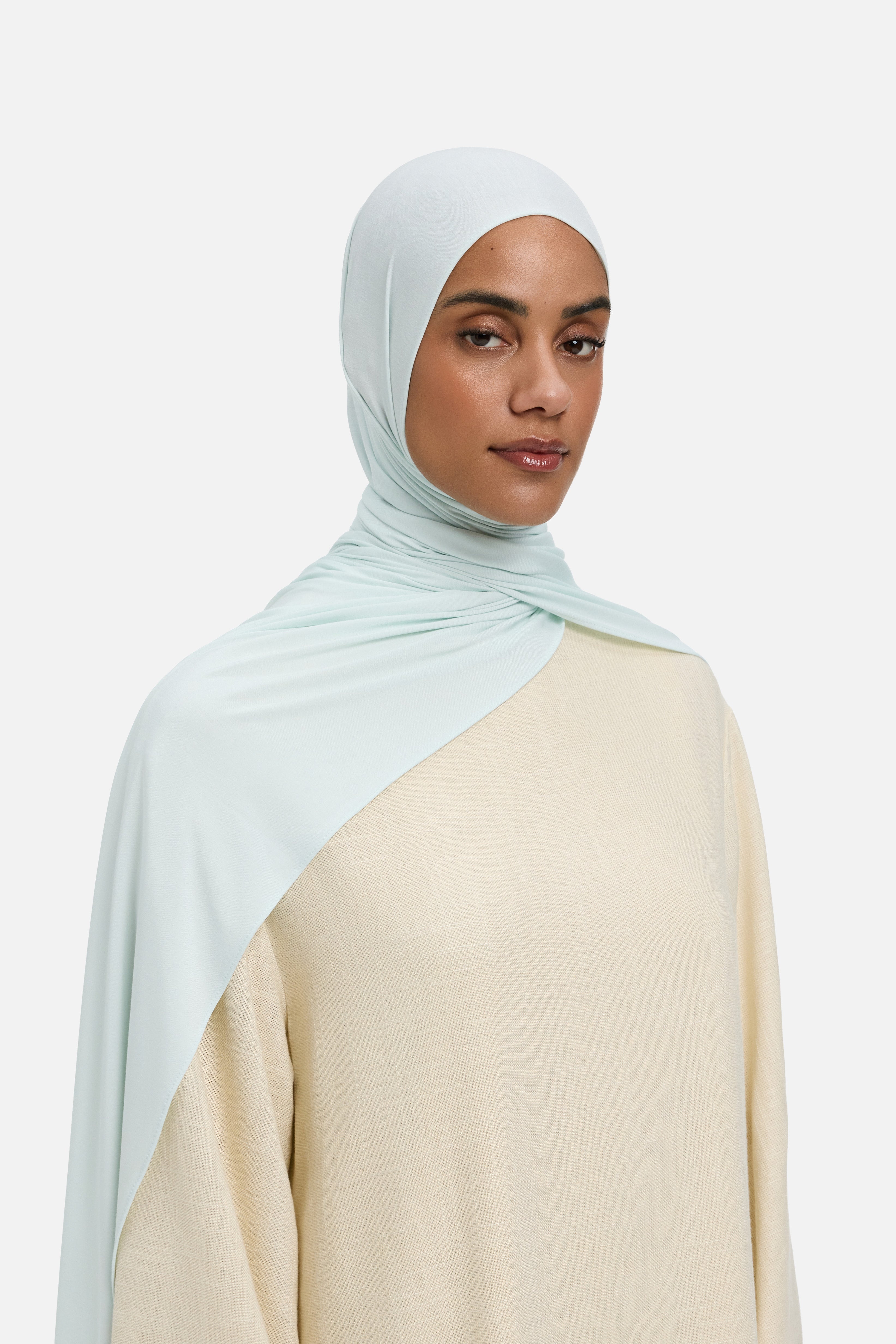 Bamboo Jersey Scarf | Morning Blue