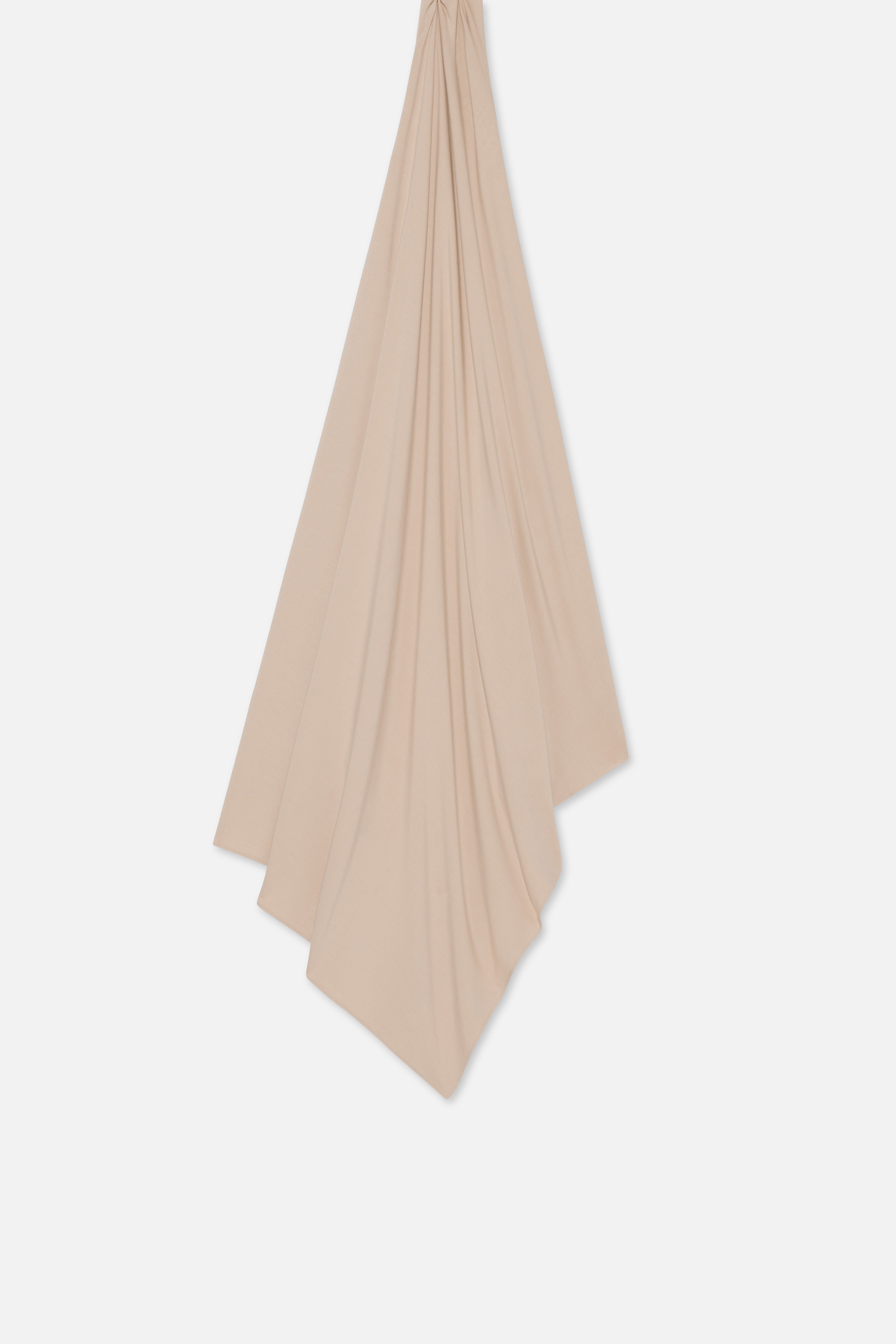 Flat lay beige MERRACHI headscarf