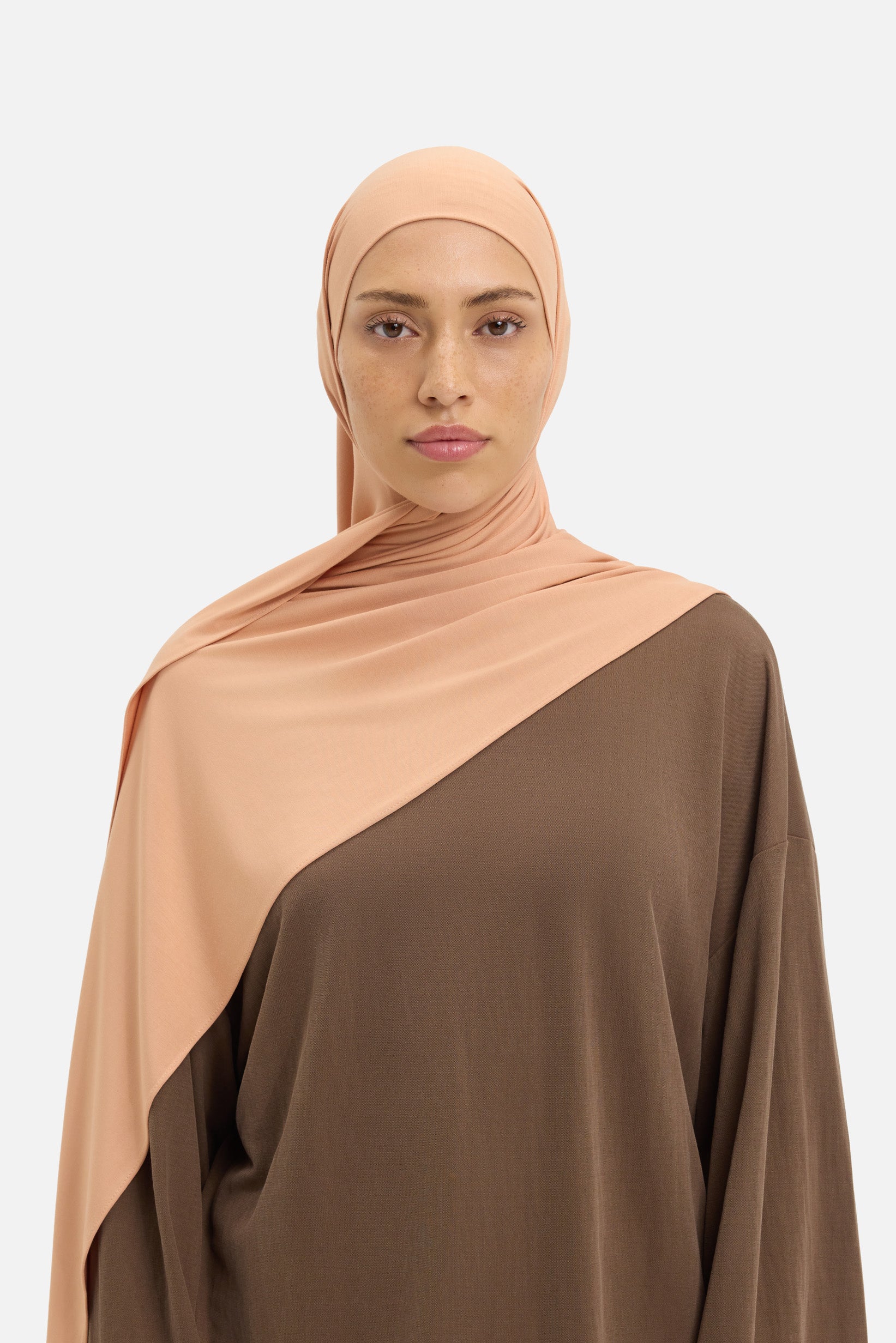 Bamboo Jersey Scarf | Pastel Orange