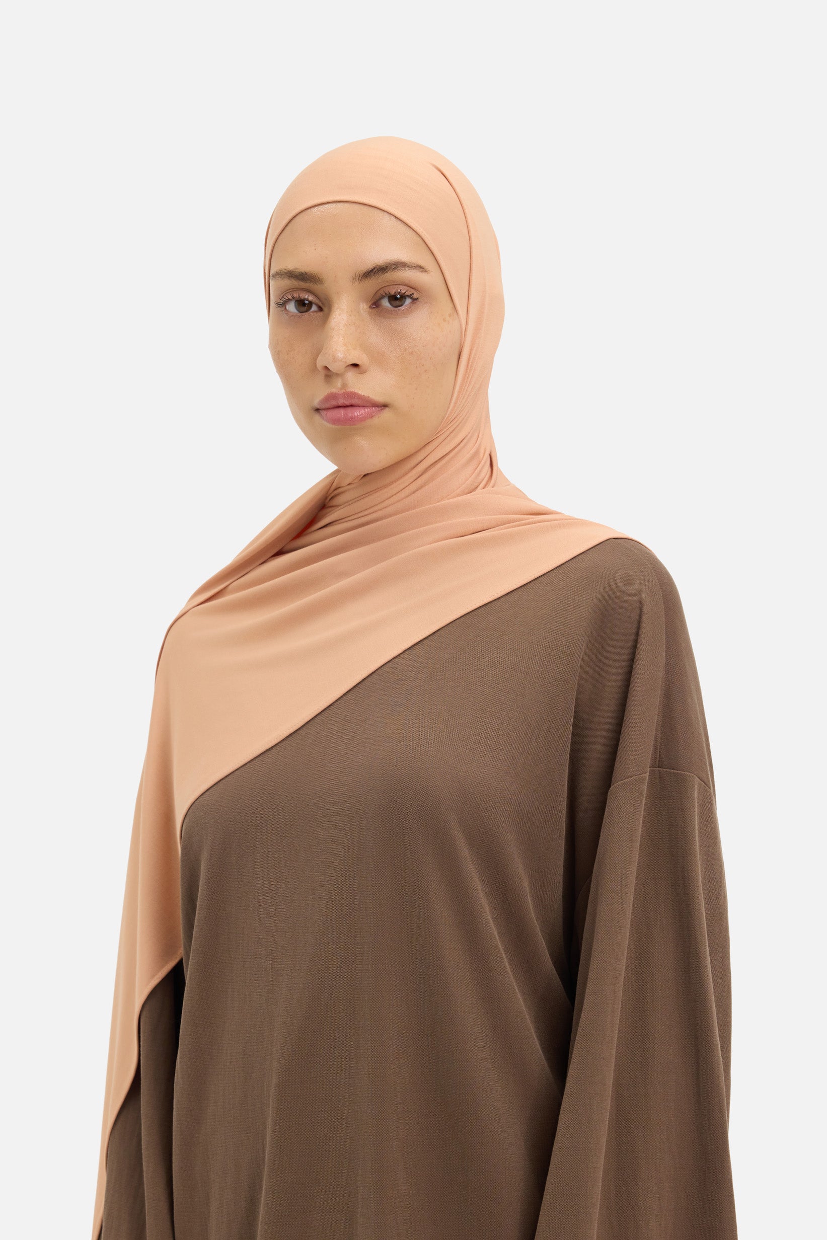 Bamboo Jersey Scarf | Pastel Orange