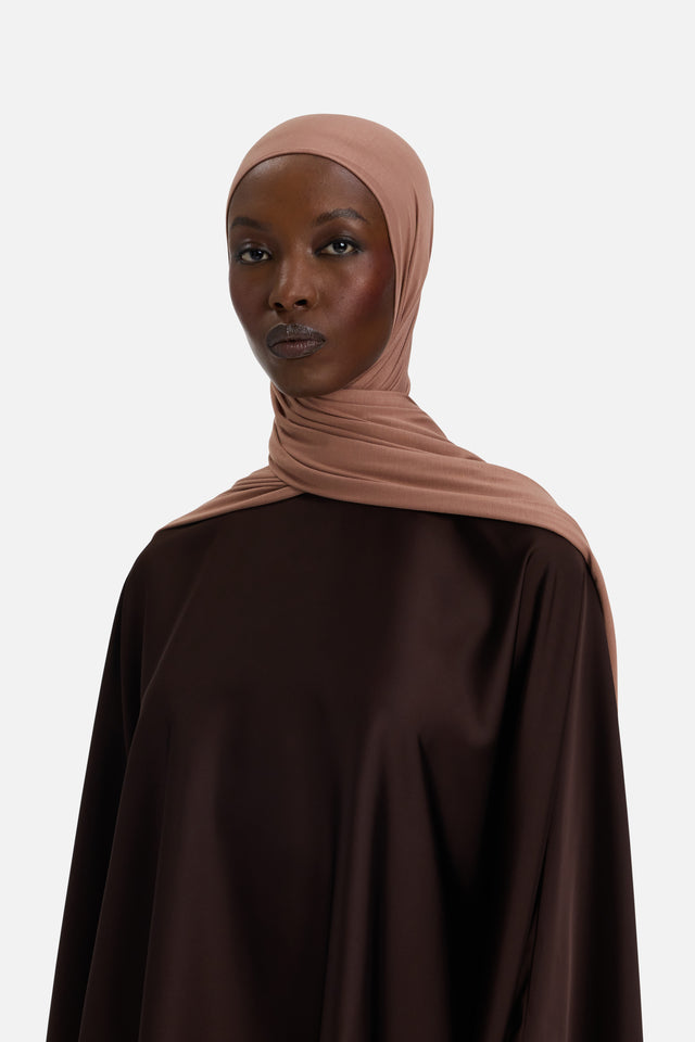 Bamboo Jersey Scarf | Soft Bordeaux