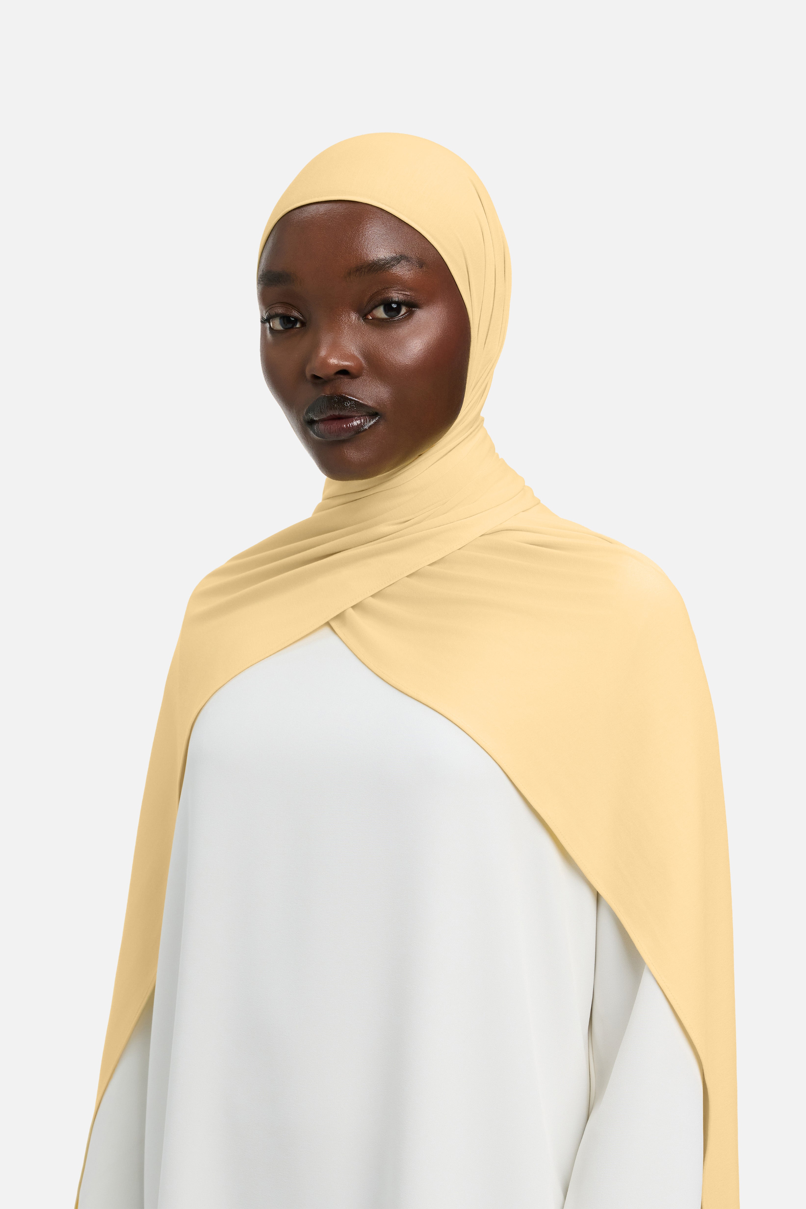 Bamboo Jersey Scarf | Sunset Yellow | MERRACHI