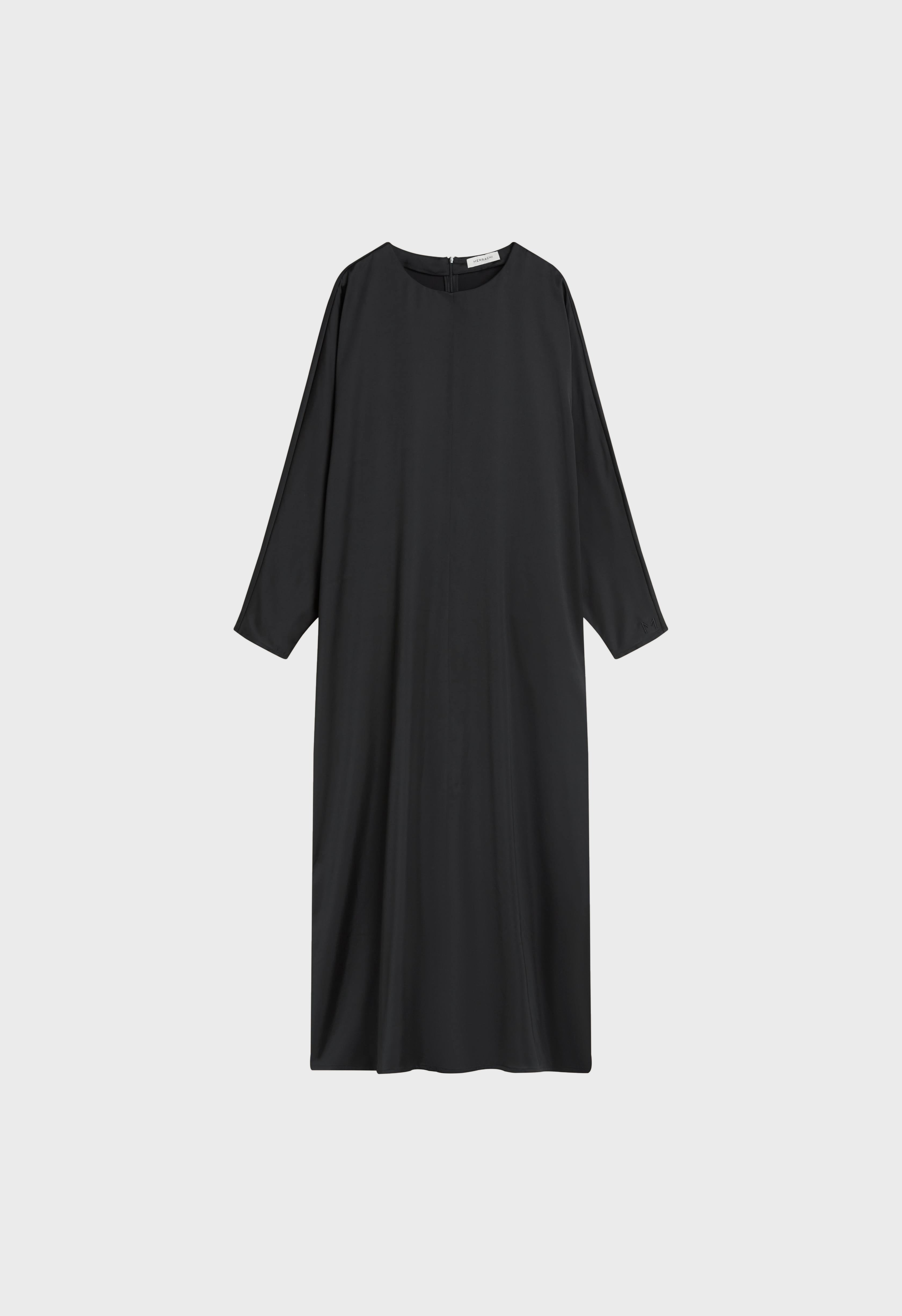 Bat Sleeve Dress | Black