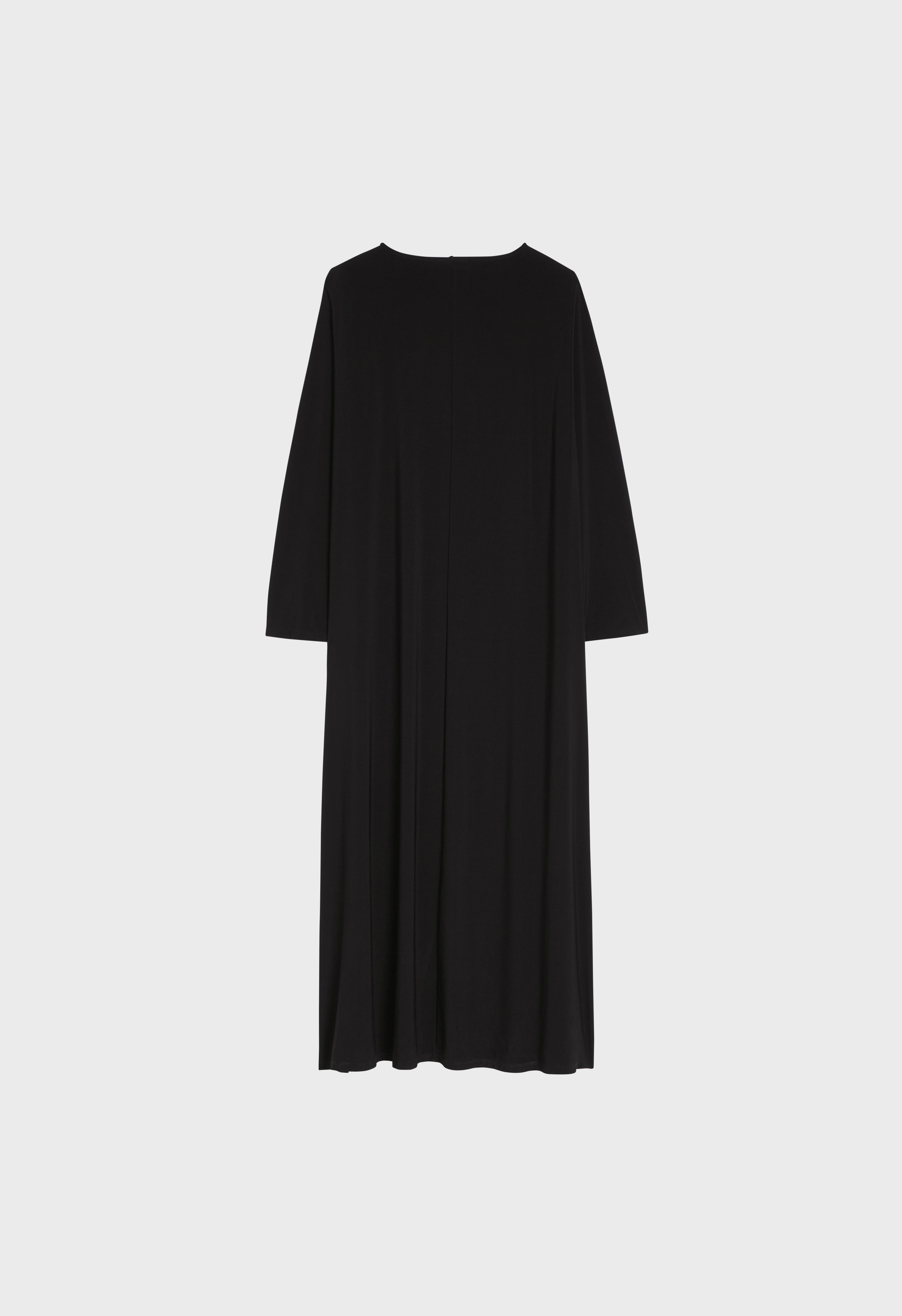 Boat Neck Dress | Black