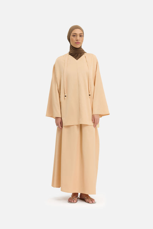 Bow Tunic | Apricot