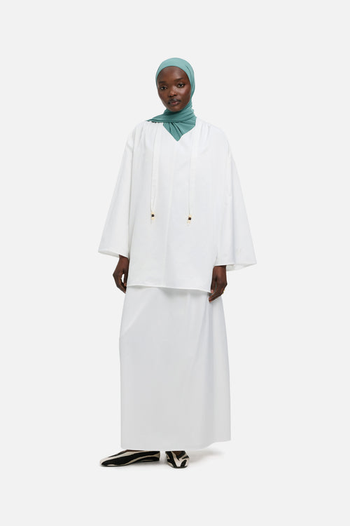 Bow Tunic | White