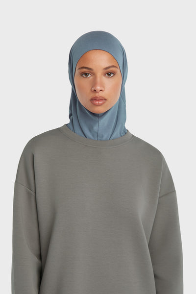 Breathable Hijab | Dusty Indigo | MERRACHI