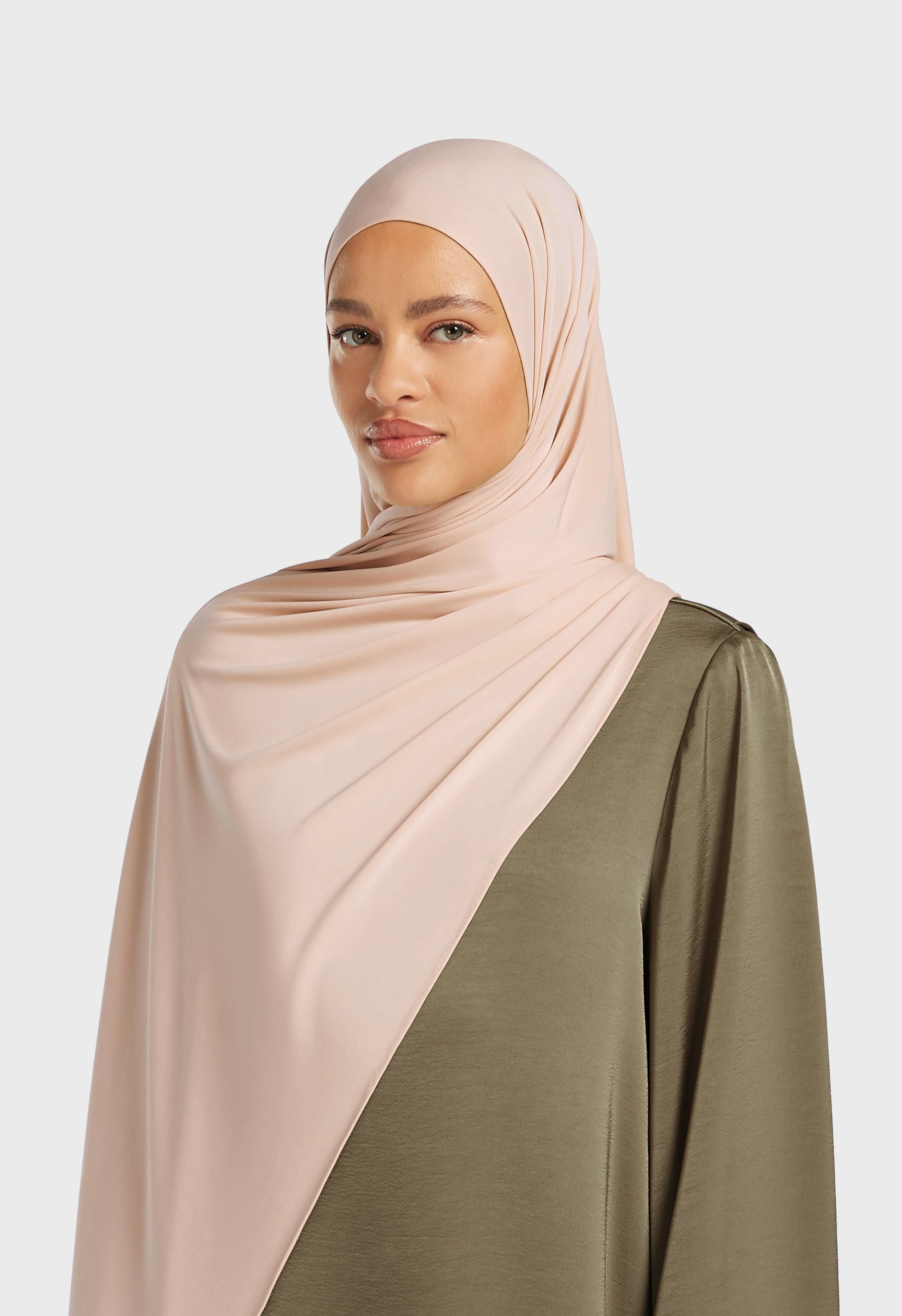 Breathable Jersey Scarf | Cloud Rose