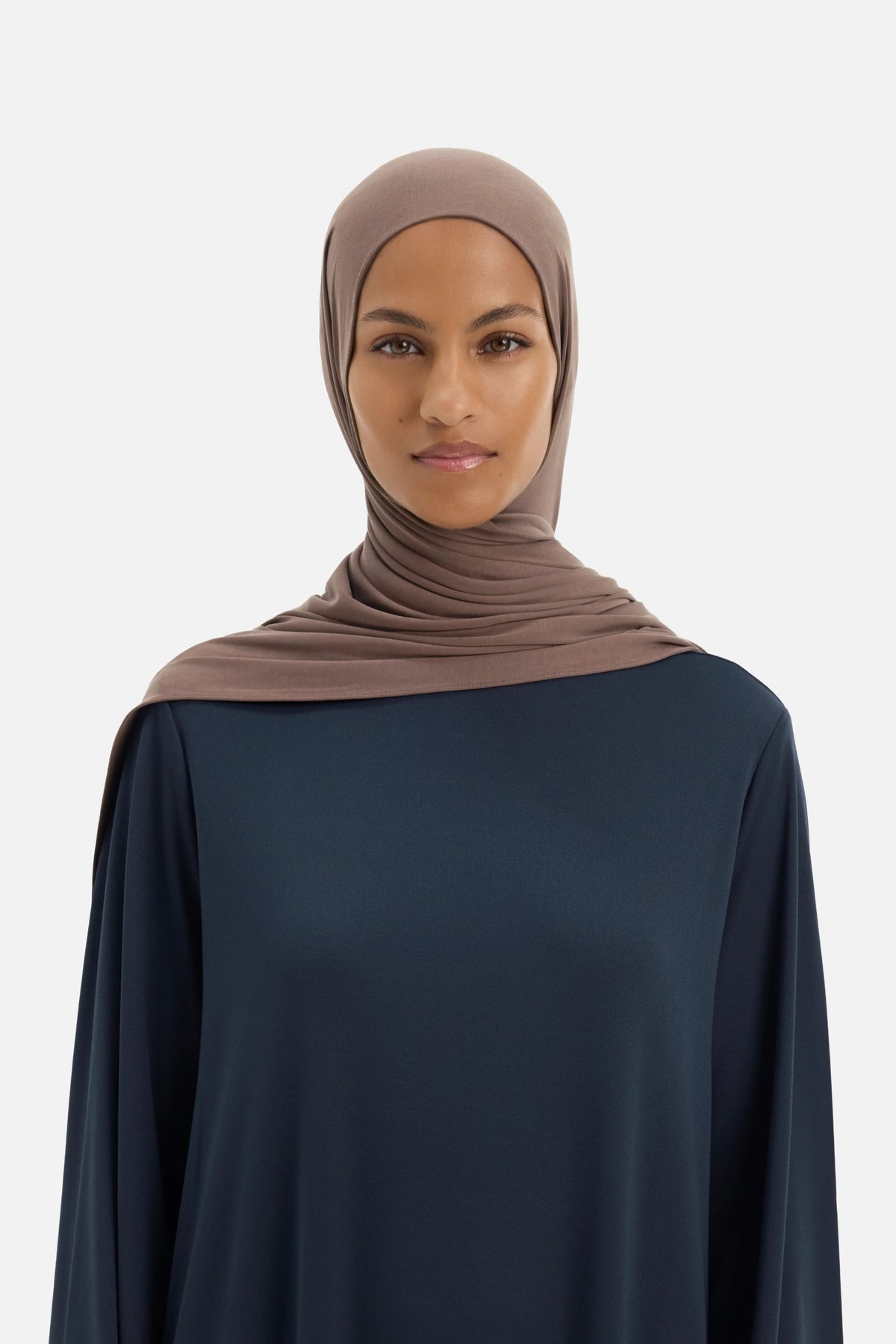 Breathable Jersey Scarf | Ash Brown