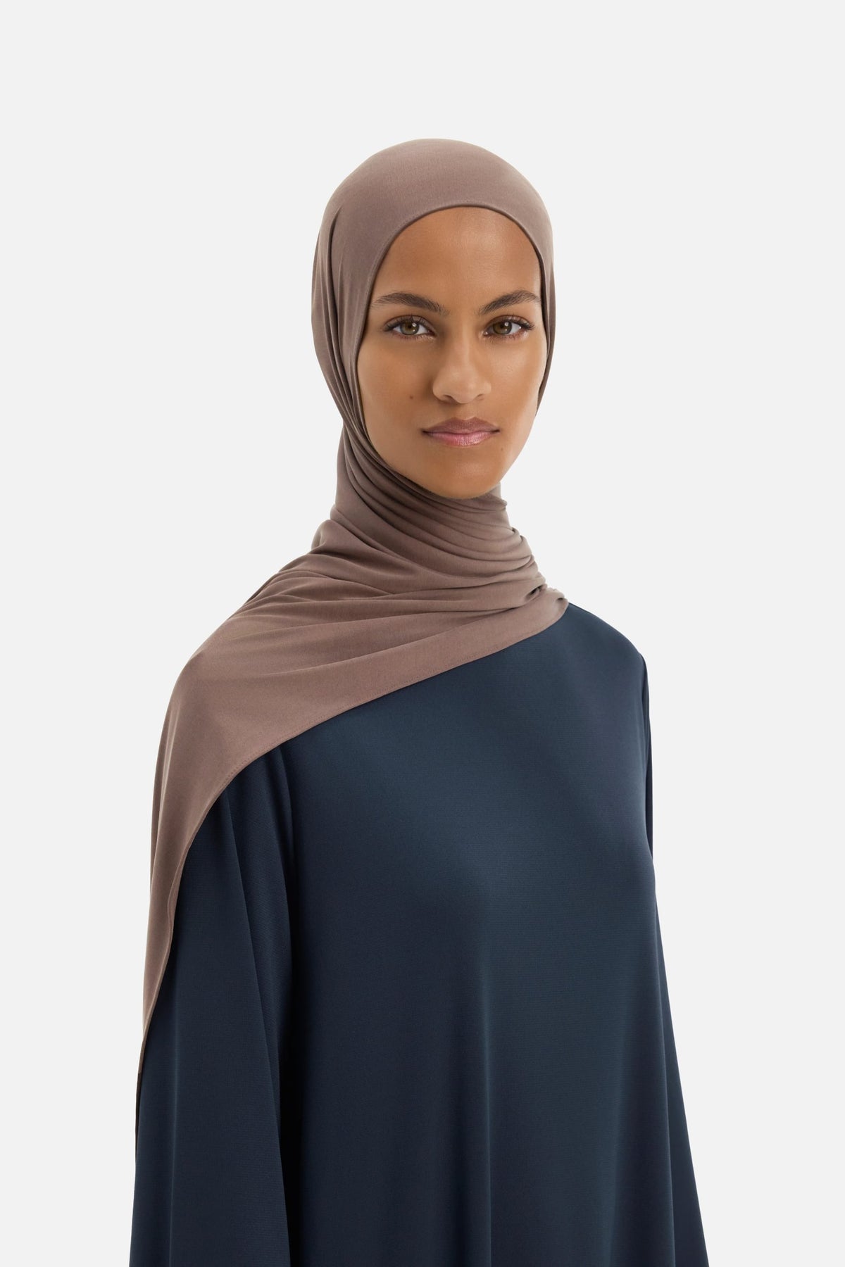 Breathable Jersey Scarf | Ash Brown