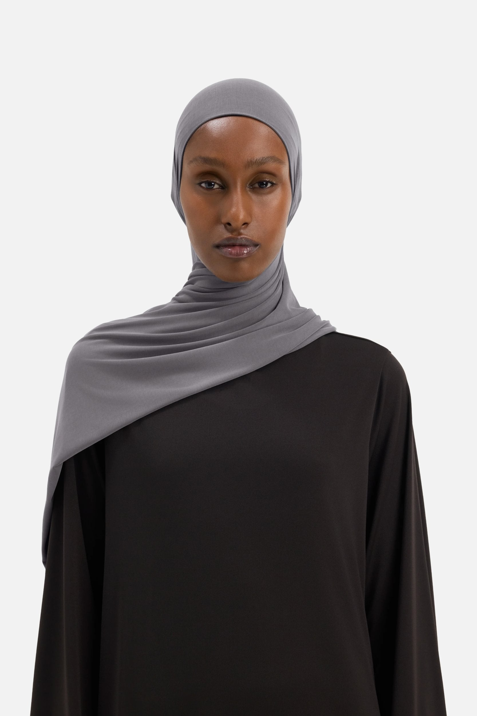 Breathable Jersey Scarf | Carbon Grey