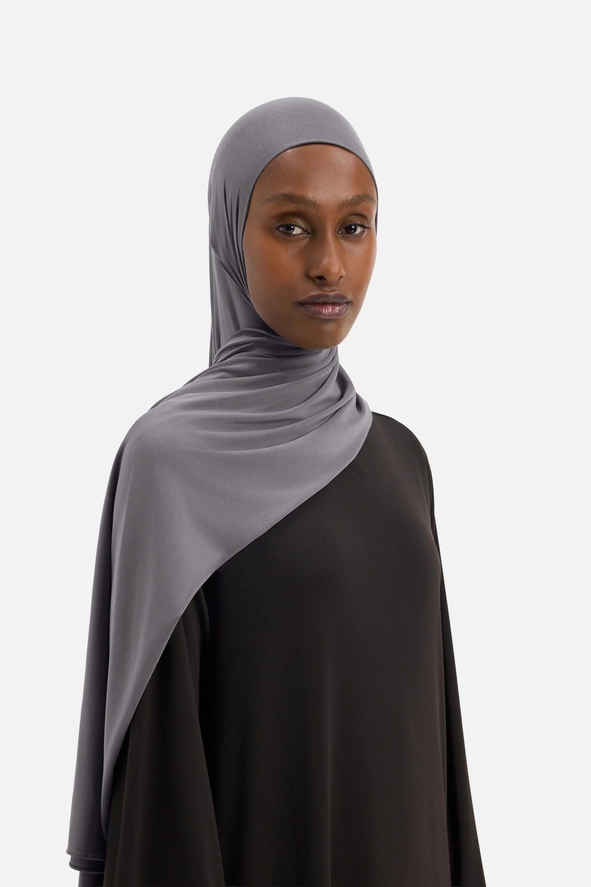 Breathable Jersey Scarf | Carbon Grey