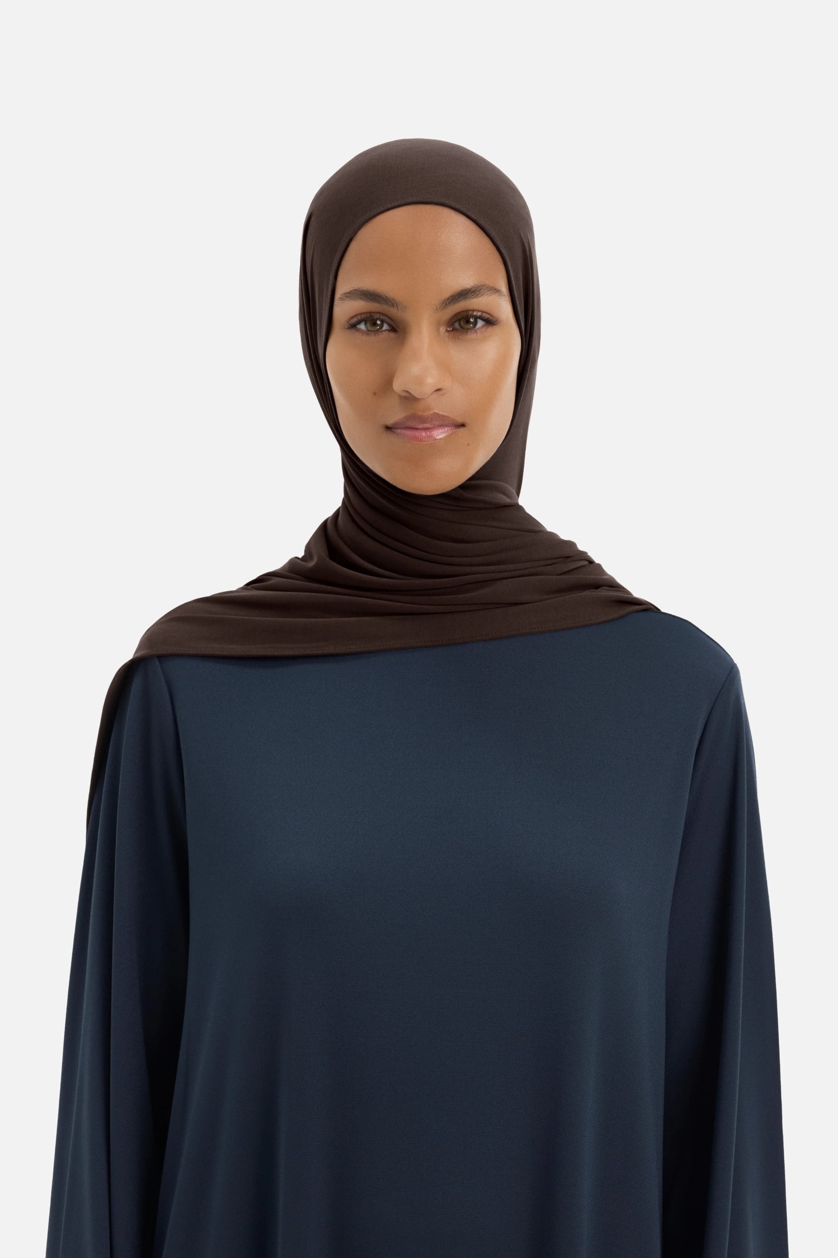 Breathable Jersey Scarf | Dark Brown
