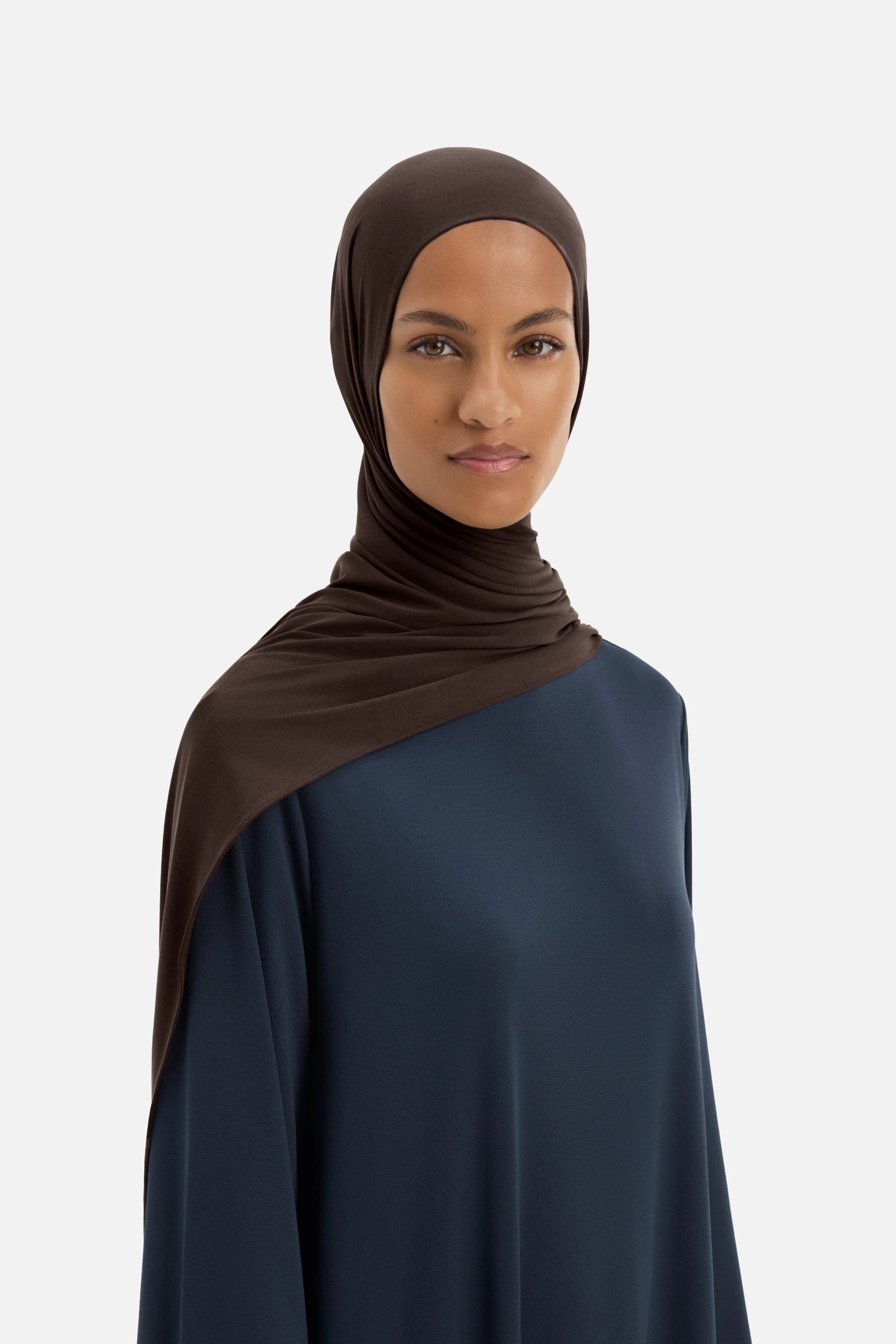 Breathable Jersey Scarf | Dark Brown