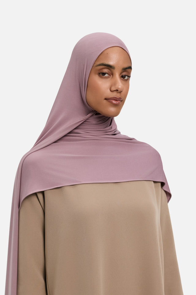 Breathable Jersey Scarf | Dark Lavender