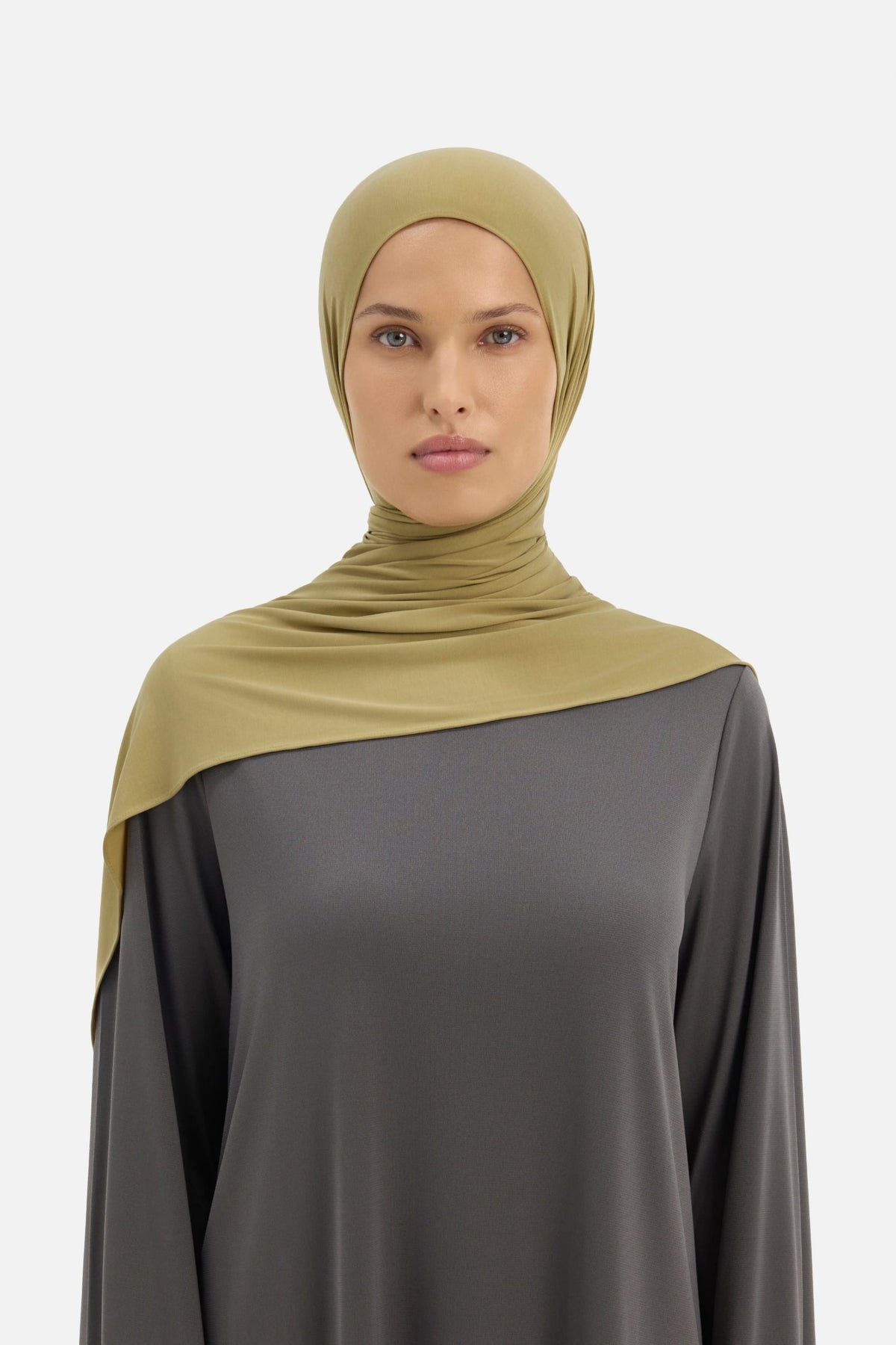 Breathable Jersey Scarf | Dark Pistachio