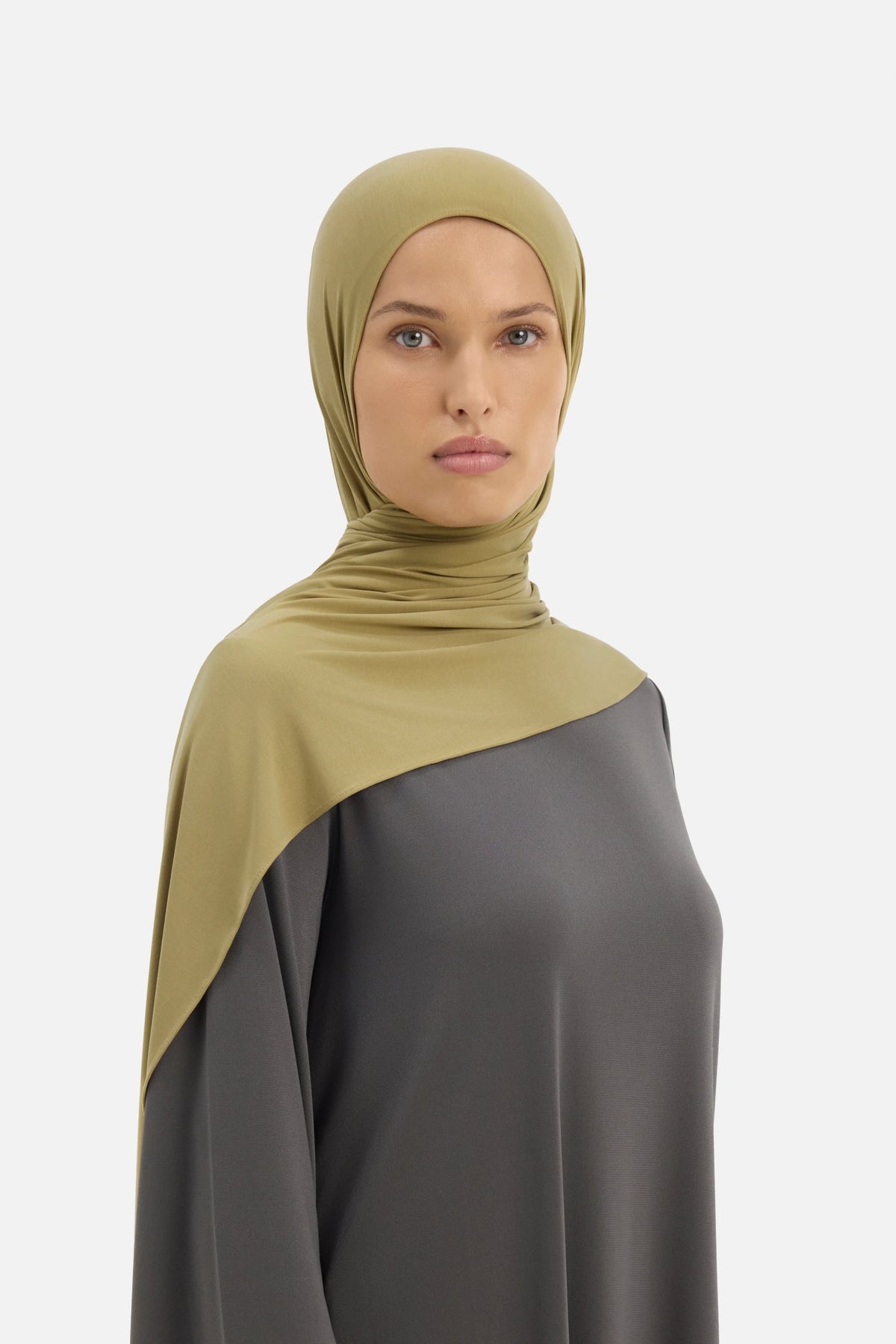 Breathable Jersey Scarf | Dark Pistachio