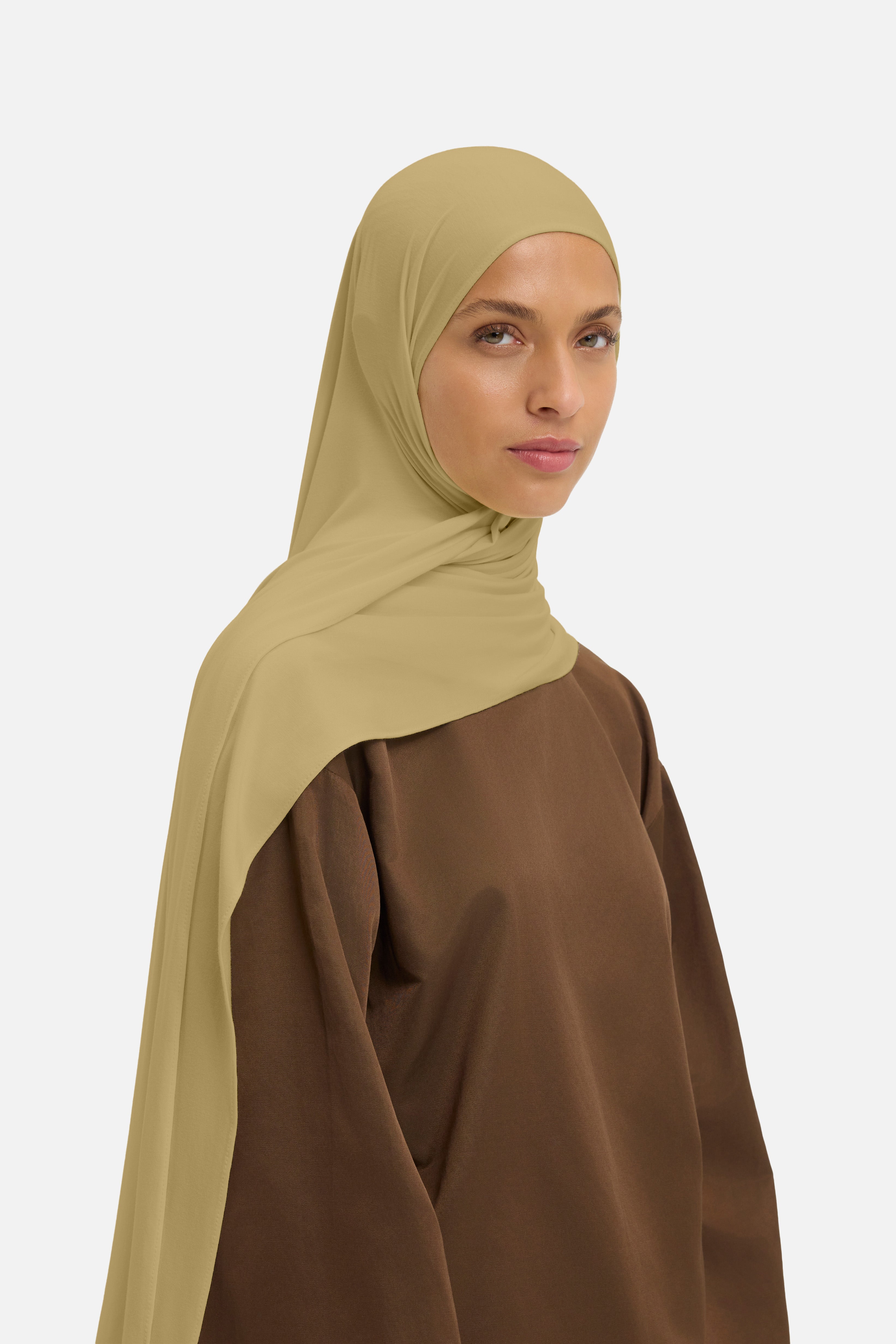 Breathable Jersey Scarf | Ground Basil