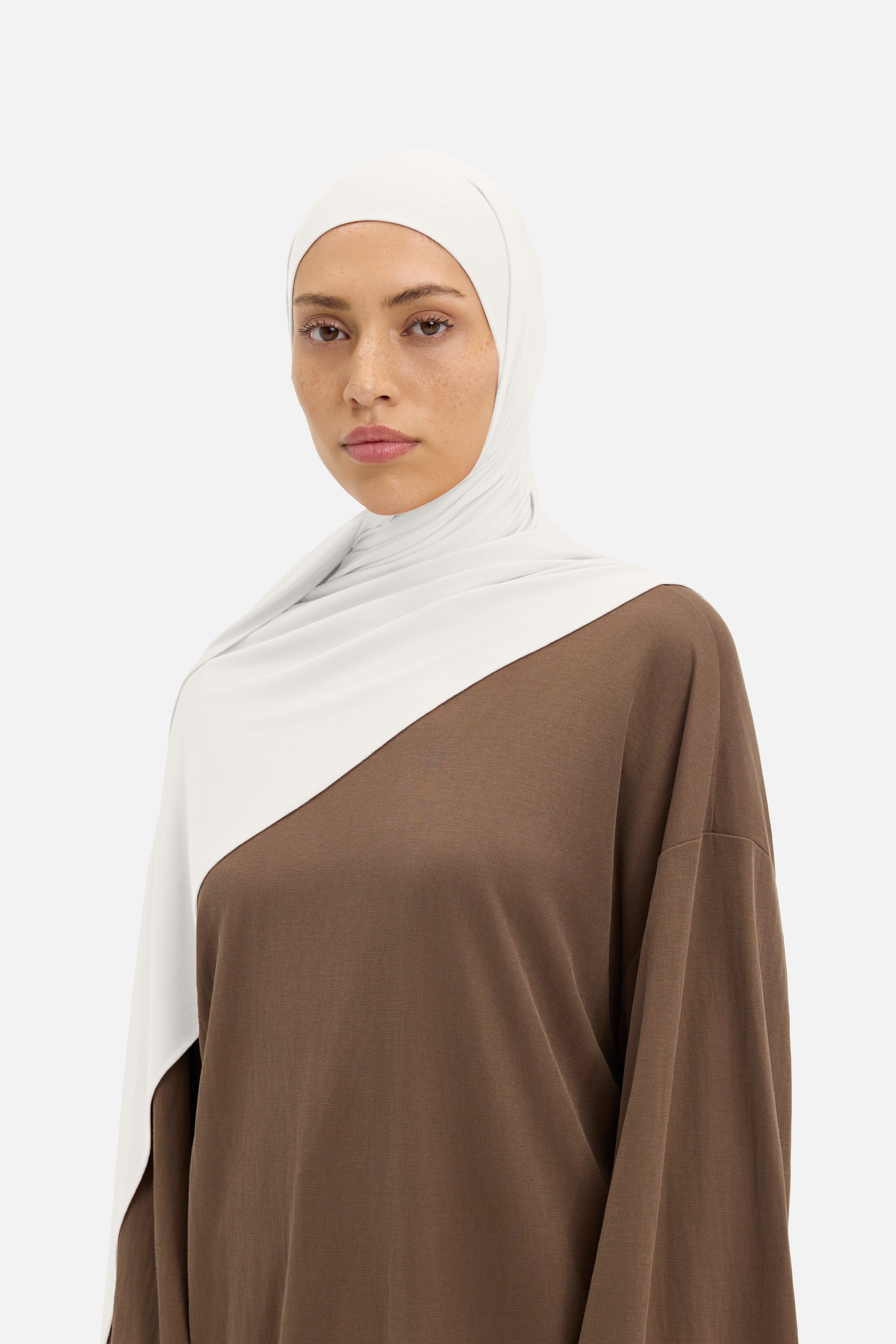 Breathable Jersey Scarf | Light Cashew