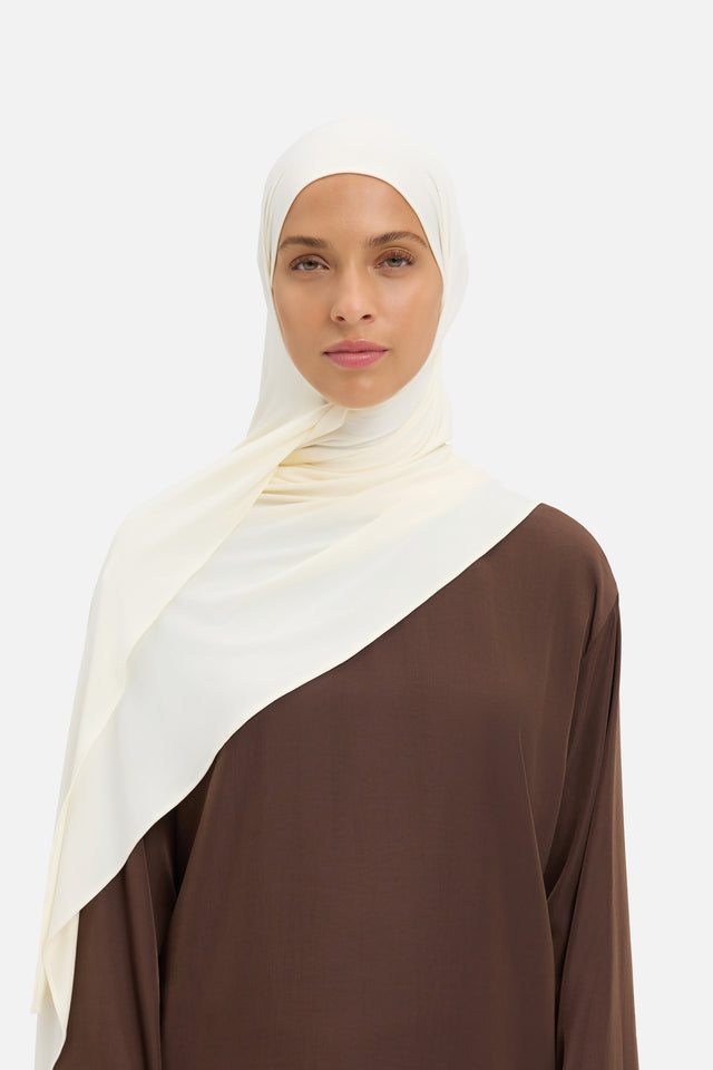Breathable Jersey Scarf | Off White