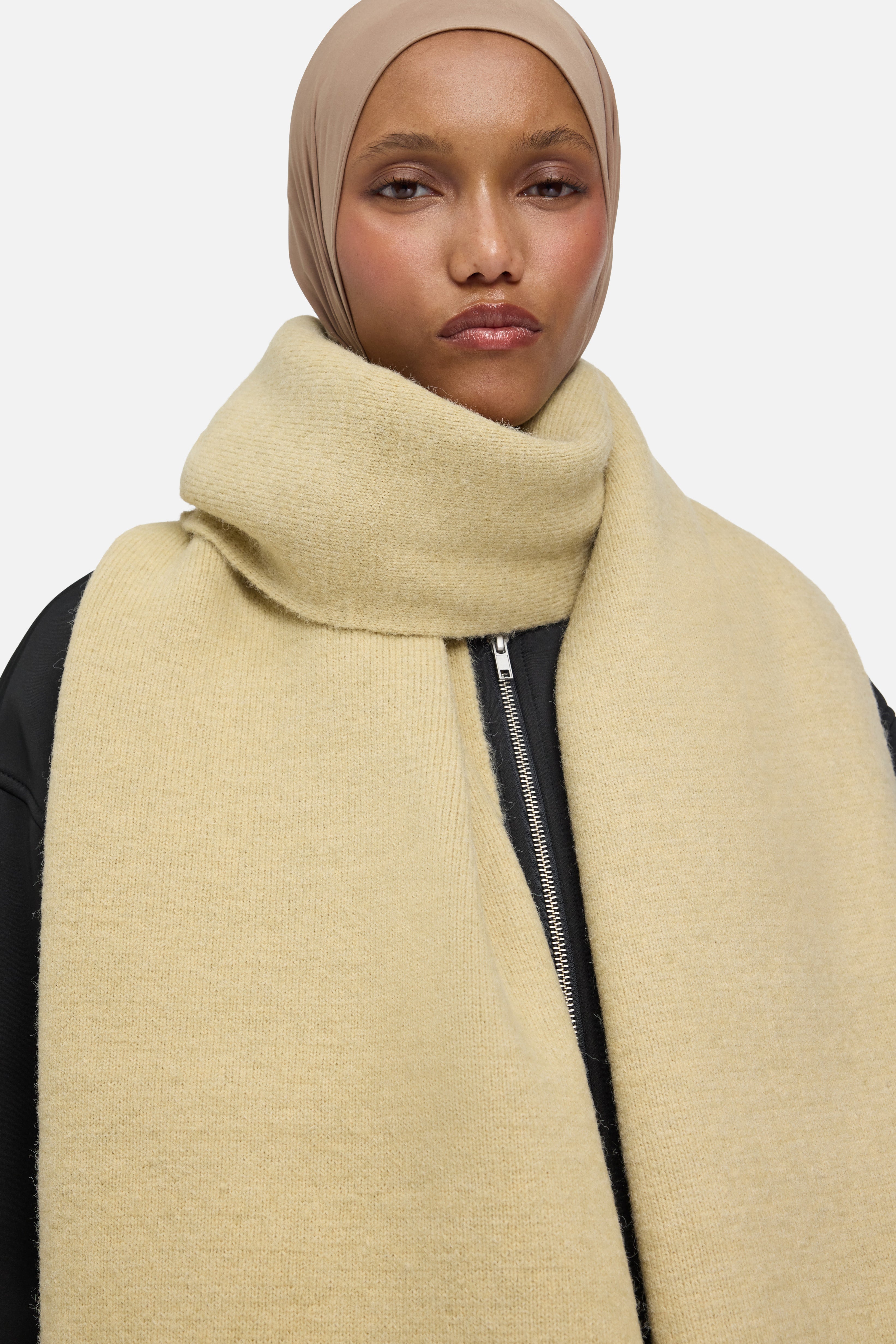 Brushed Knit Scarf | Desert Clay | MERRACHI