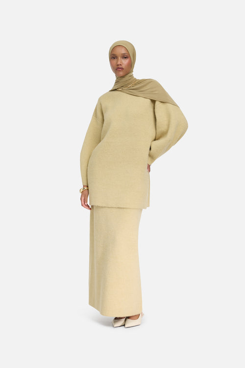Brushed Knit Sweater | Desert Clay