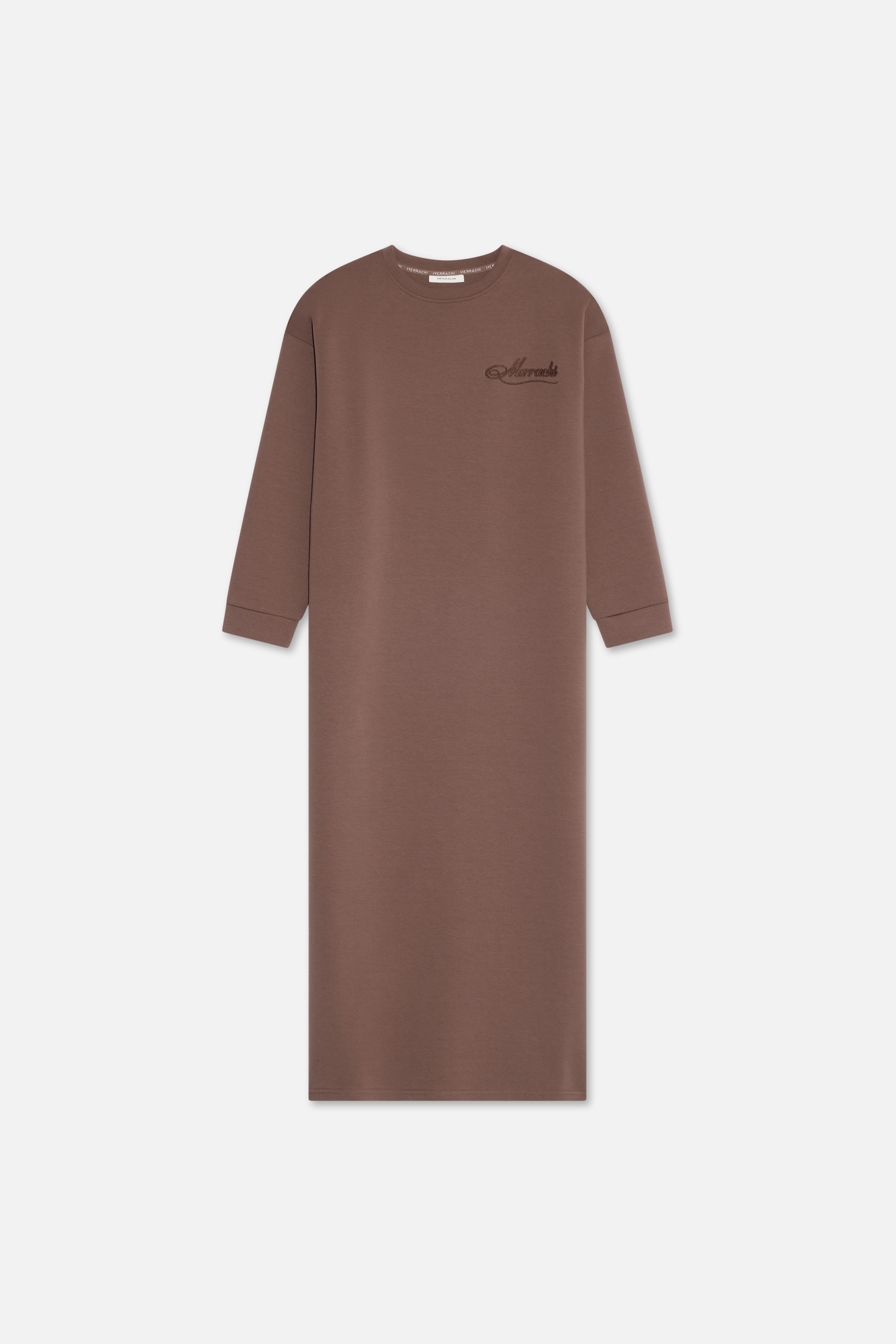 Comfy Sweater Dress | Chocolate