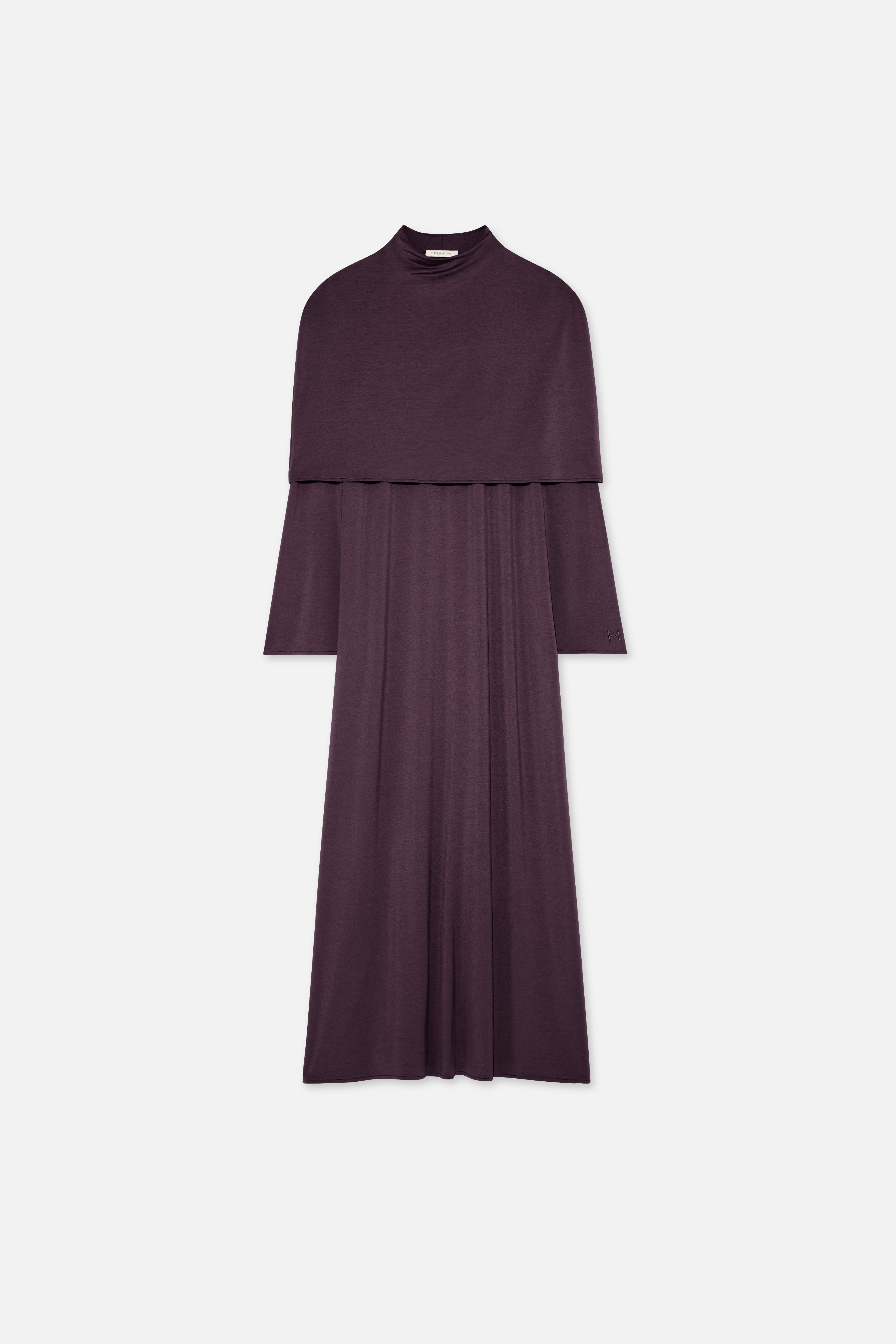 Capelet Dress | Vintage Purple