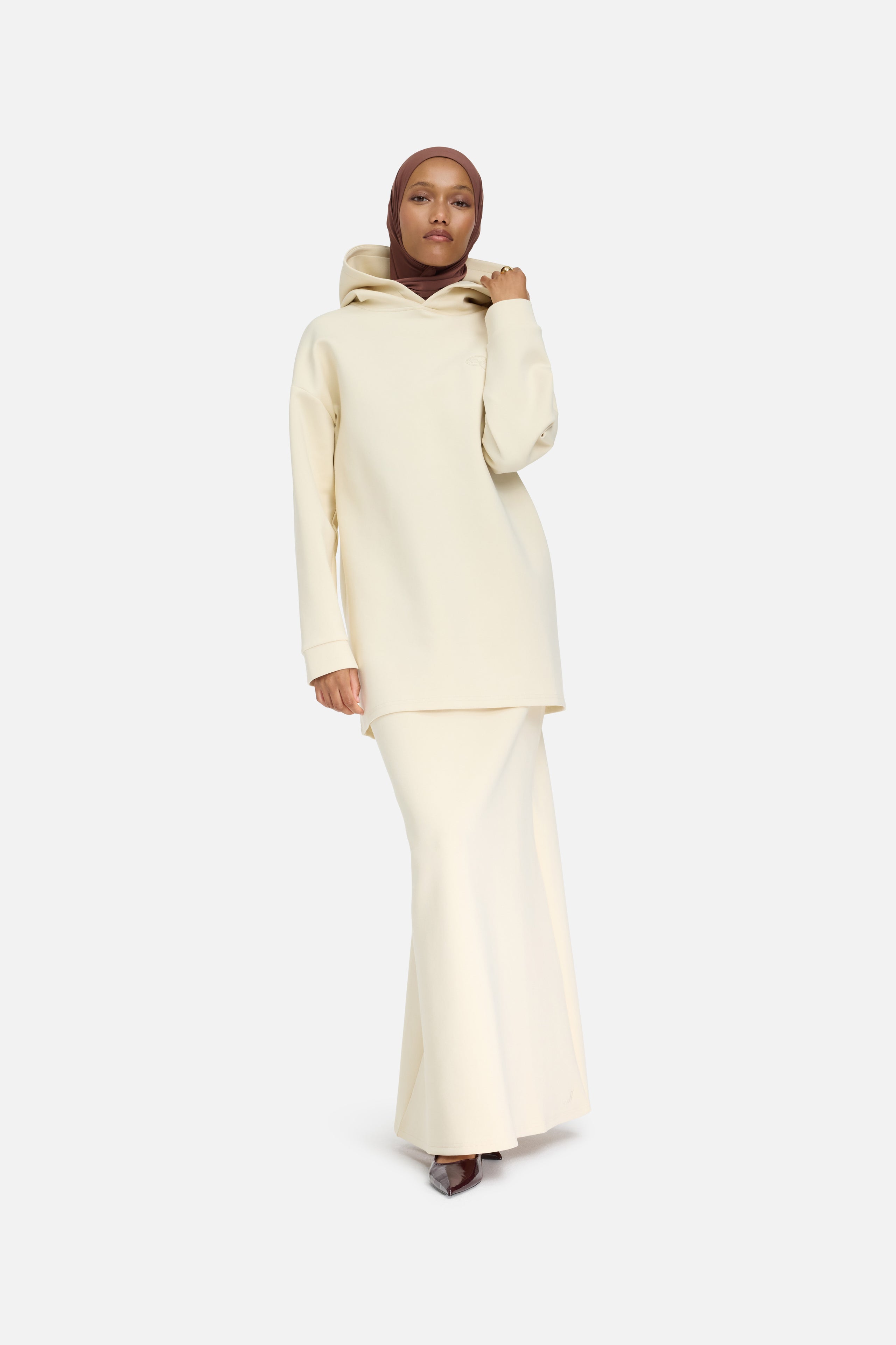Comfy Skirt | Cloud White