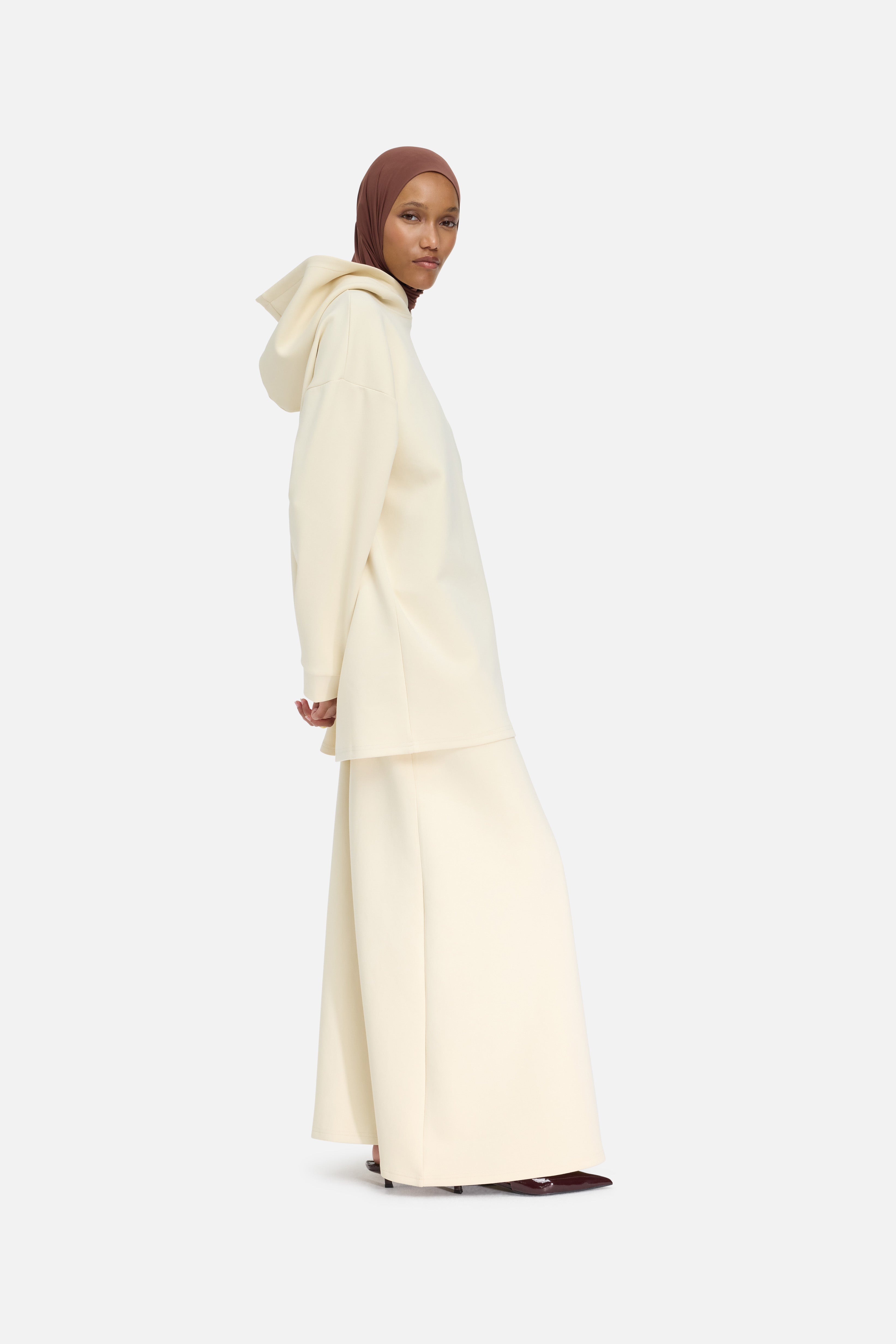 Comfy Skirt | Cloud White