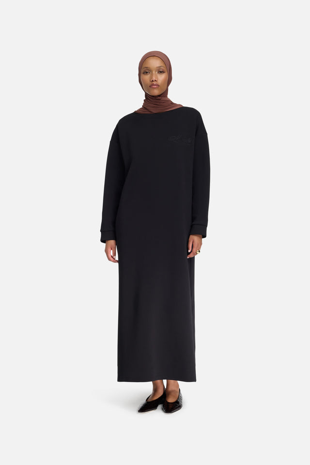 Comfy Sweater Dress | Black