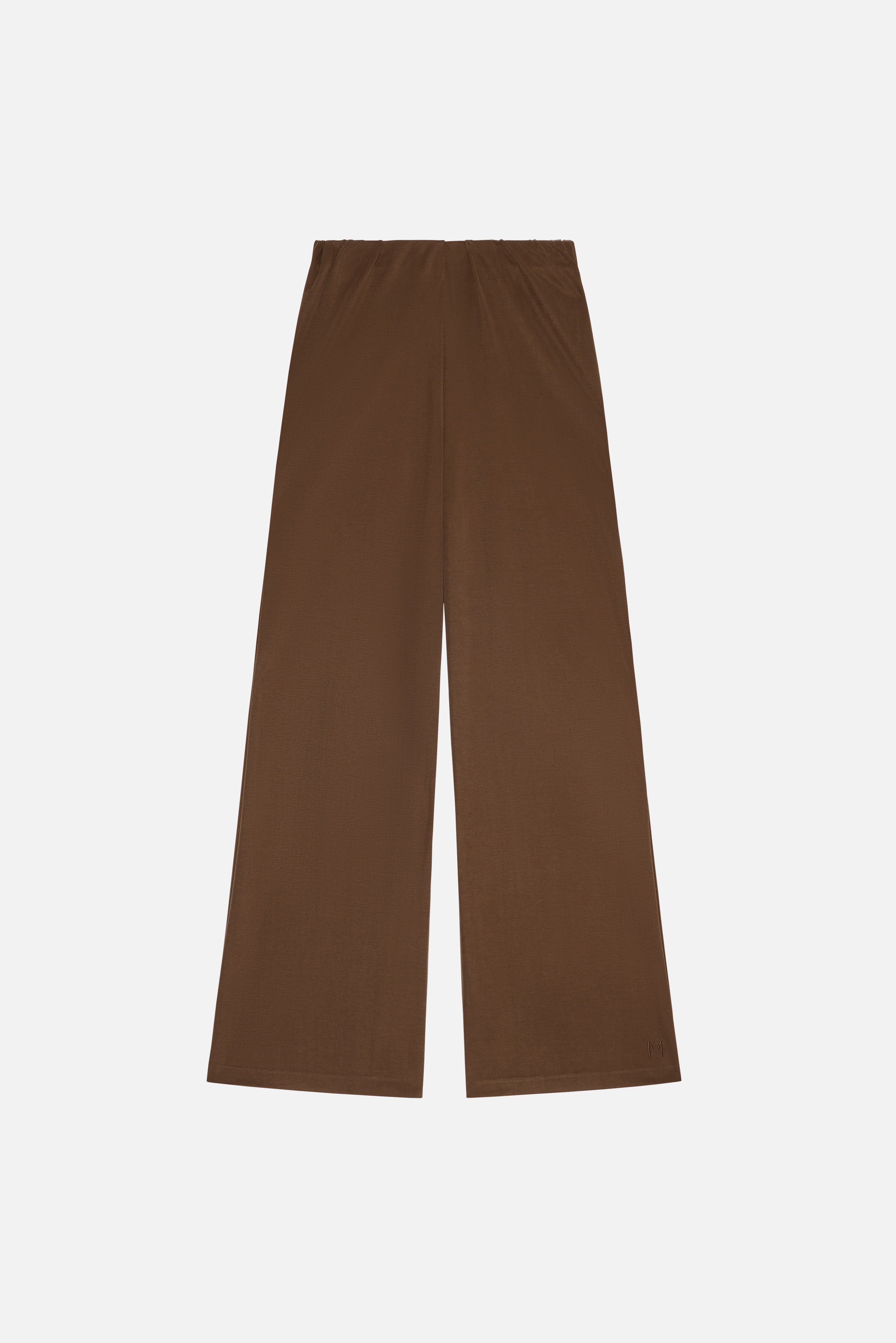 Drape Jersey Pants | Dark Terra