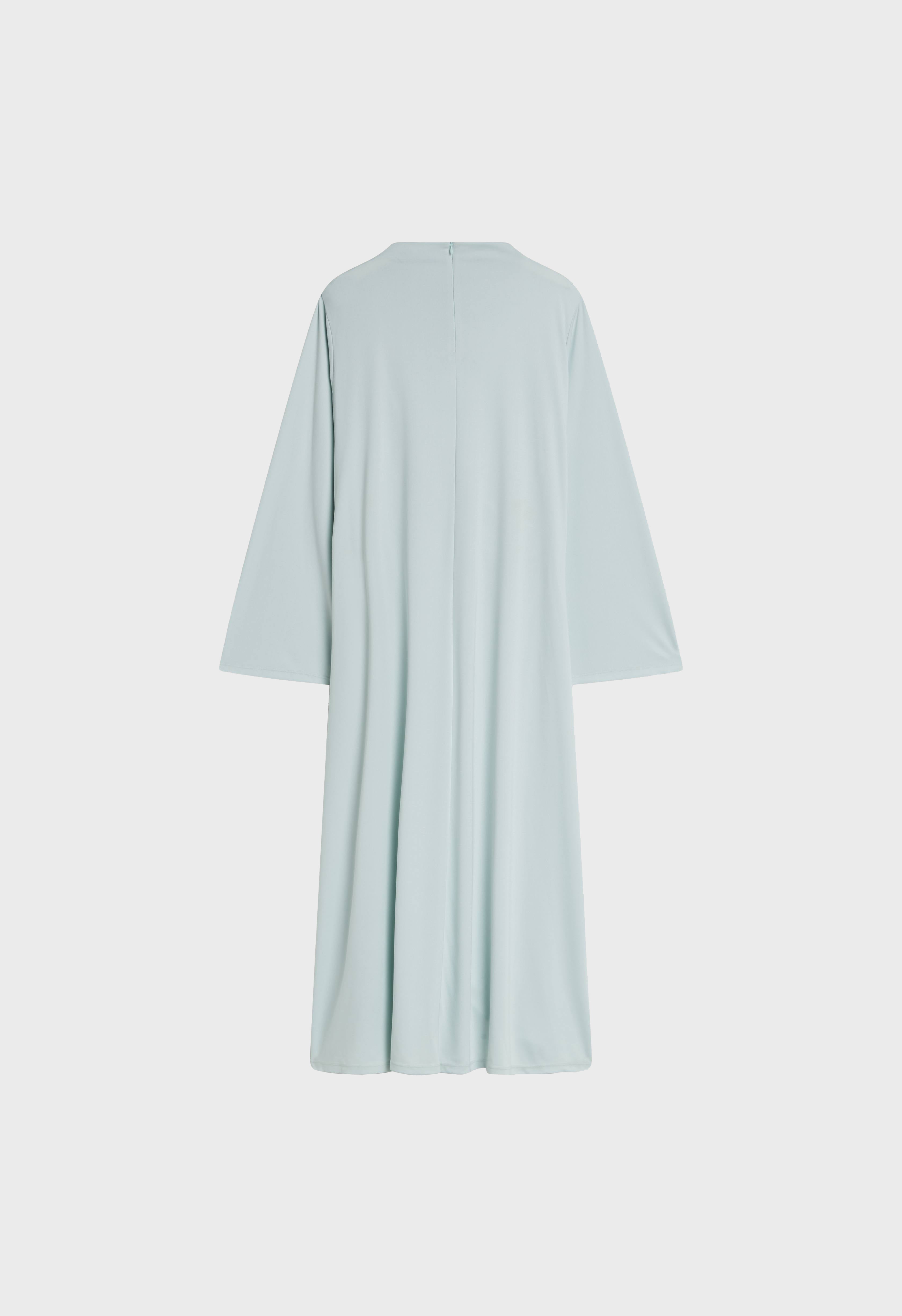 Draped Jersey Dress | Ice Blue