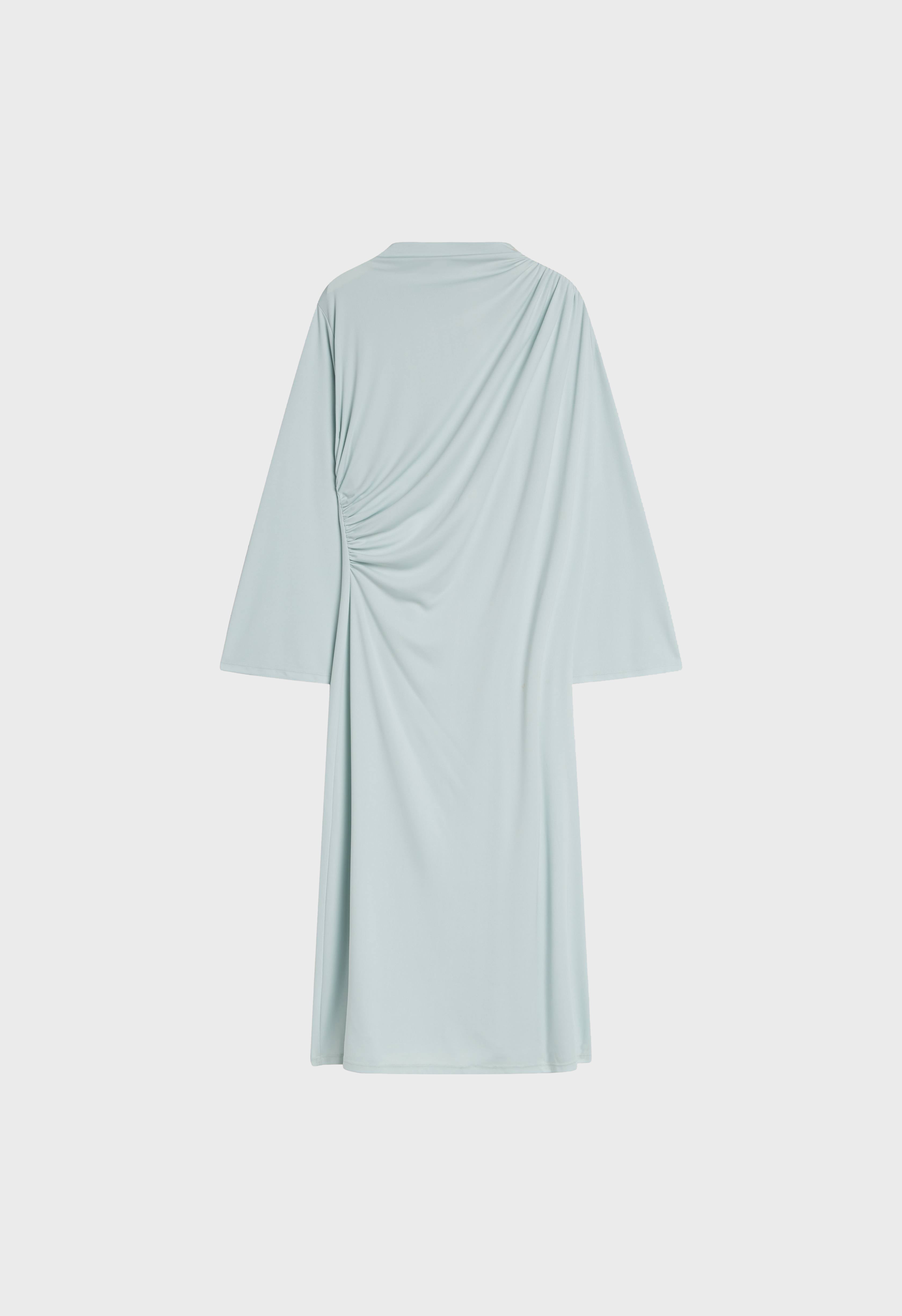 Draped Jersey Dress | Ice Blue
