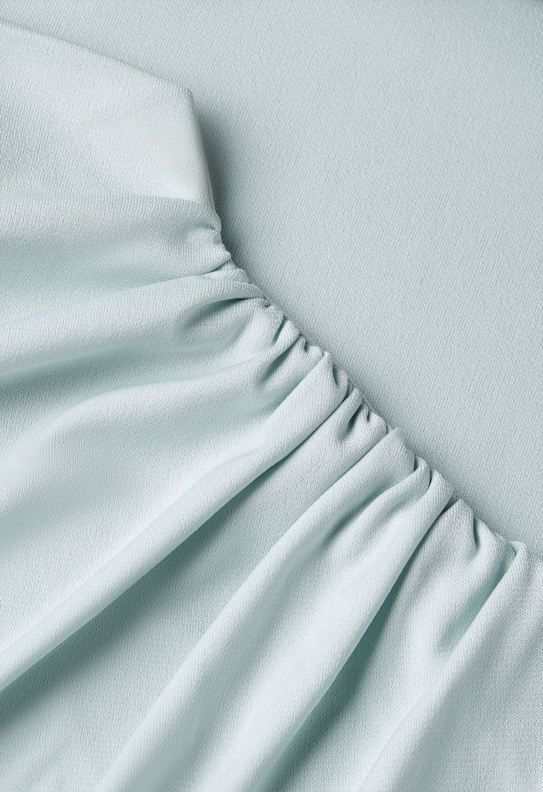 Draped Jersey Dress | Ice Blue