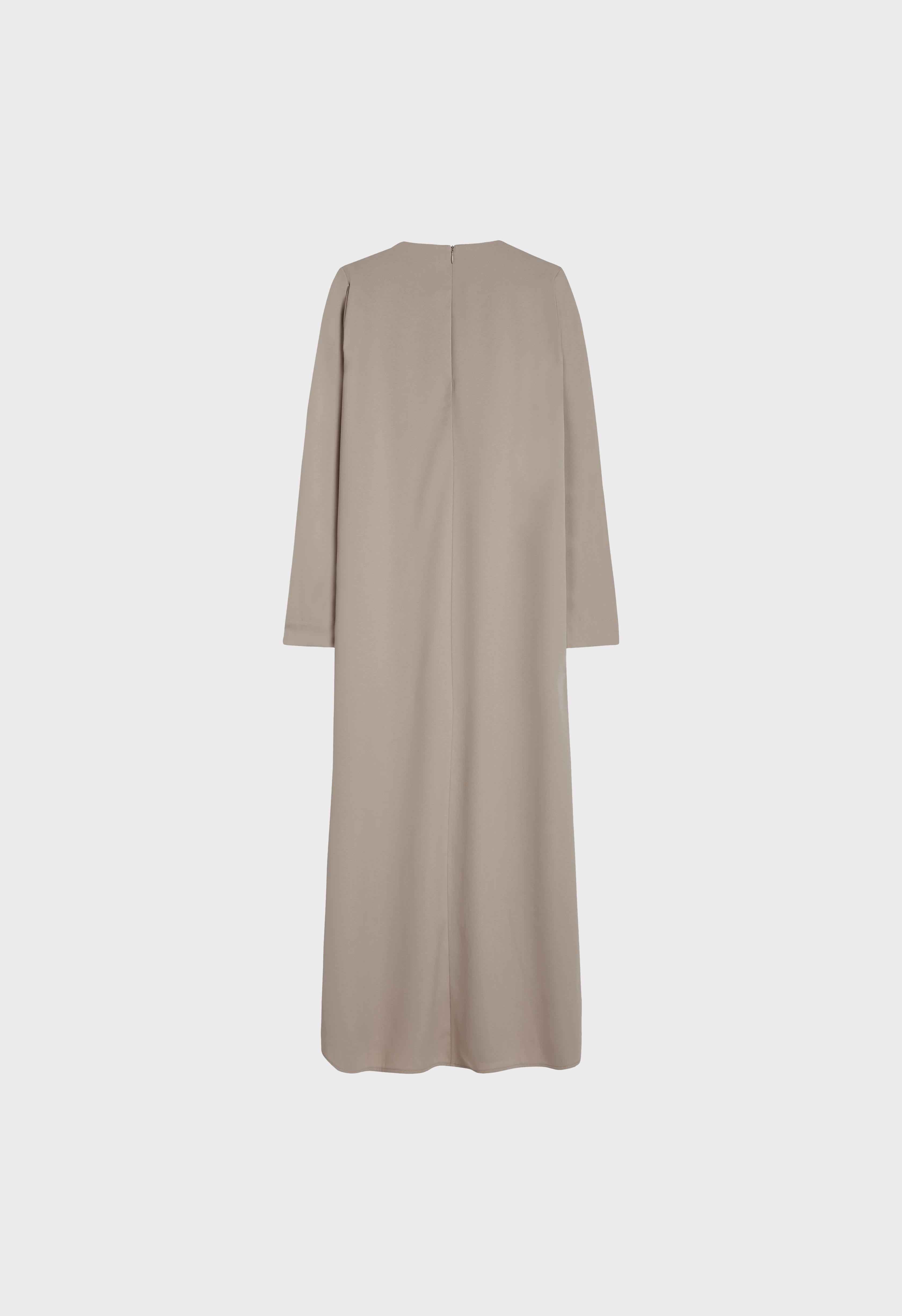 Dull Satin Dress | Cashmere