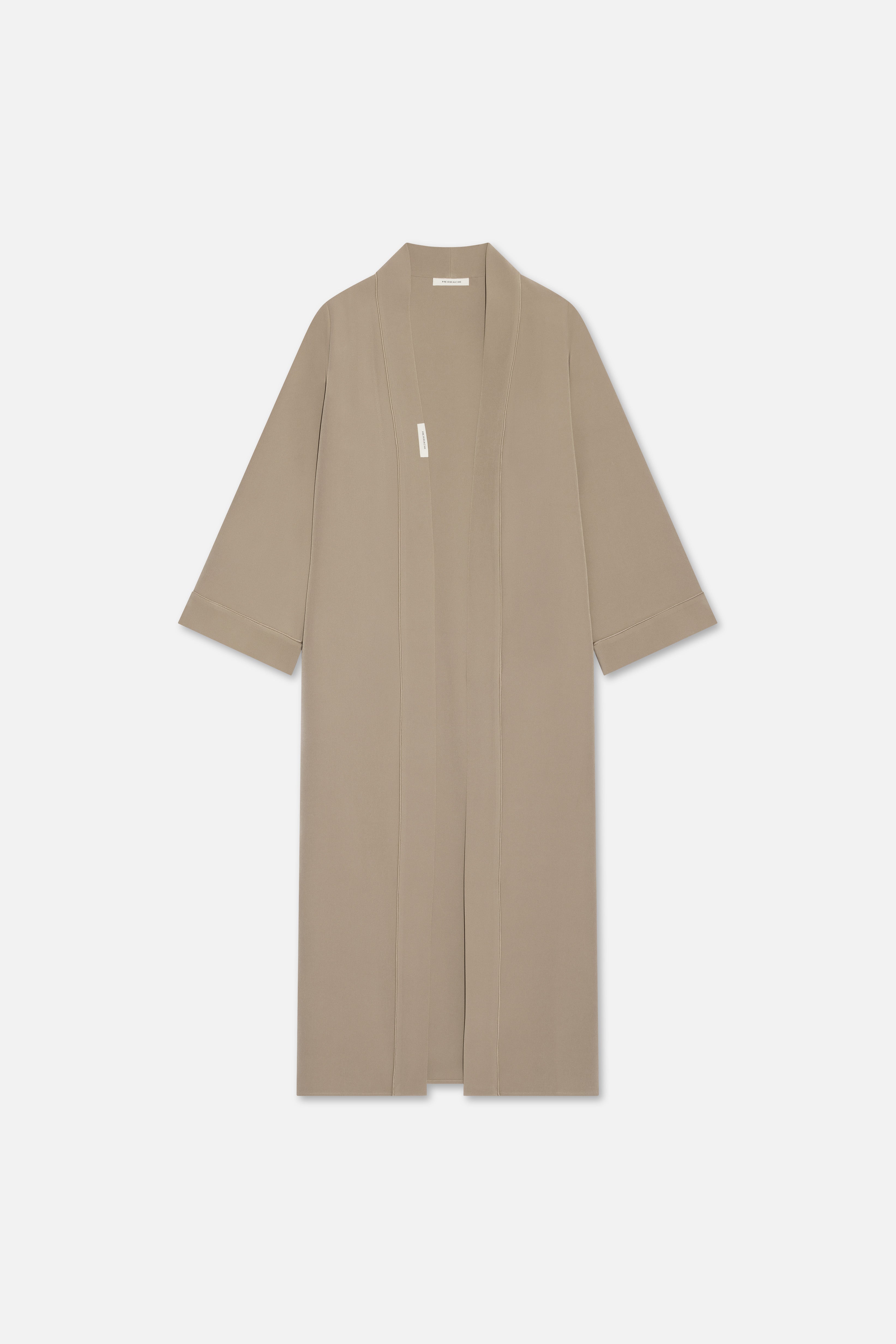 Essential Abaya  Short | Khaki