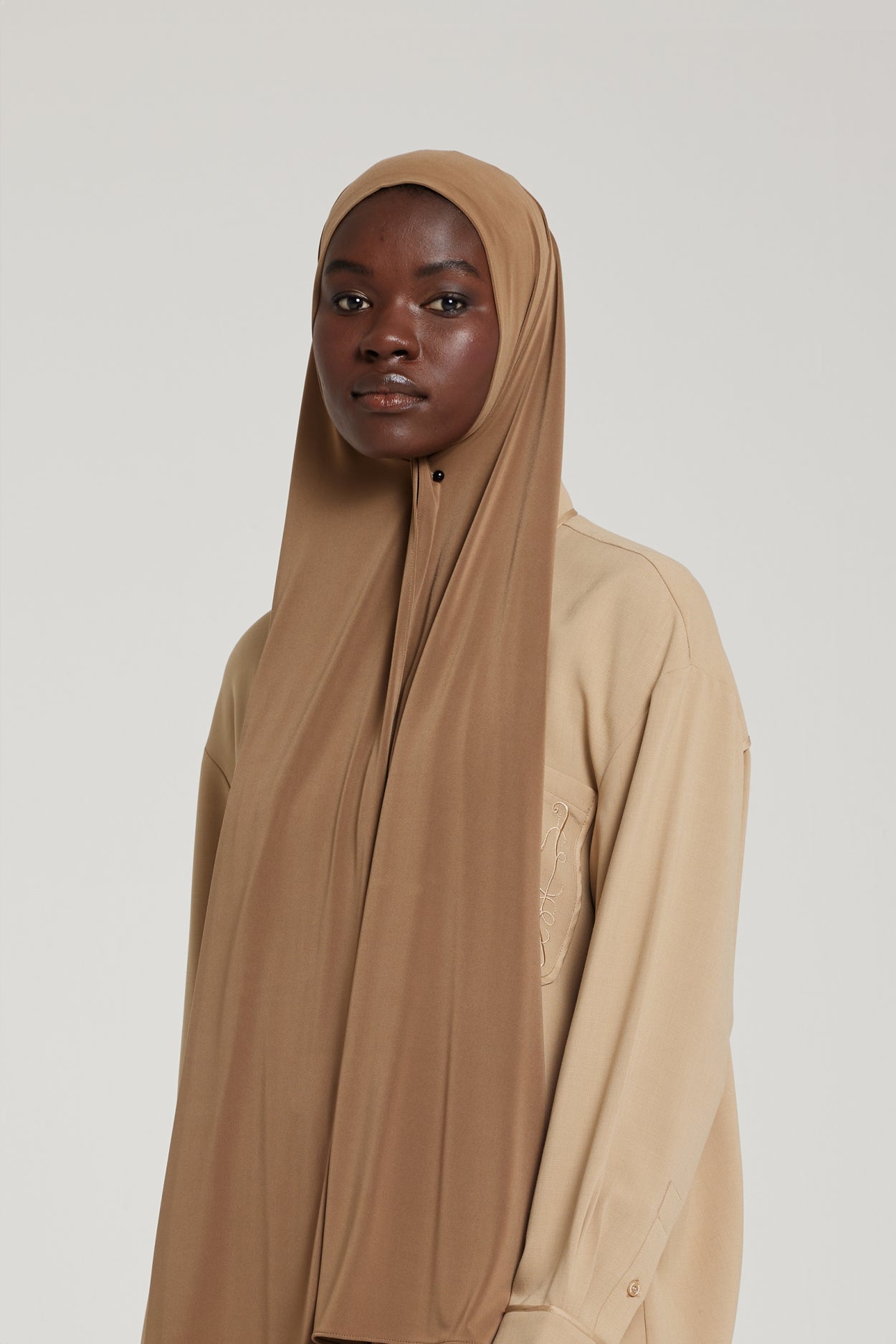 Premium Jersey Scarf | Espresso