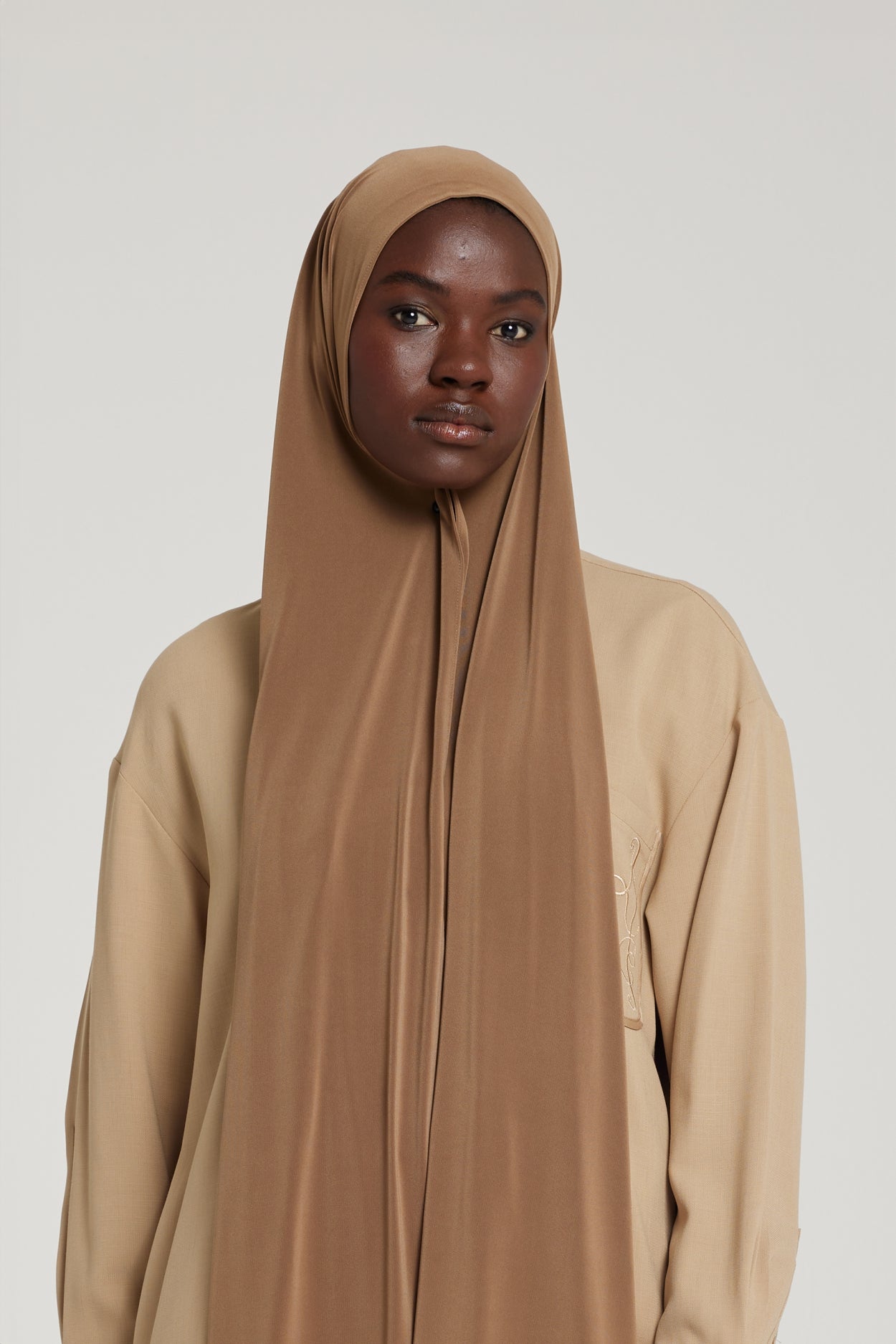 Premium Jersey Scarf | Espresso