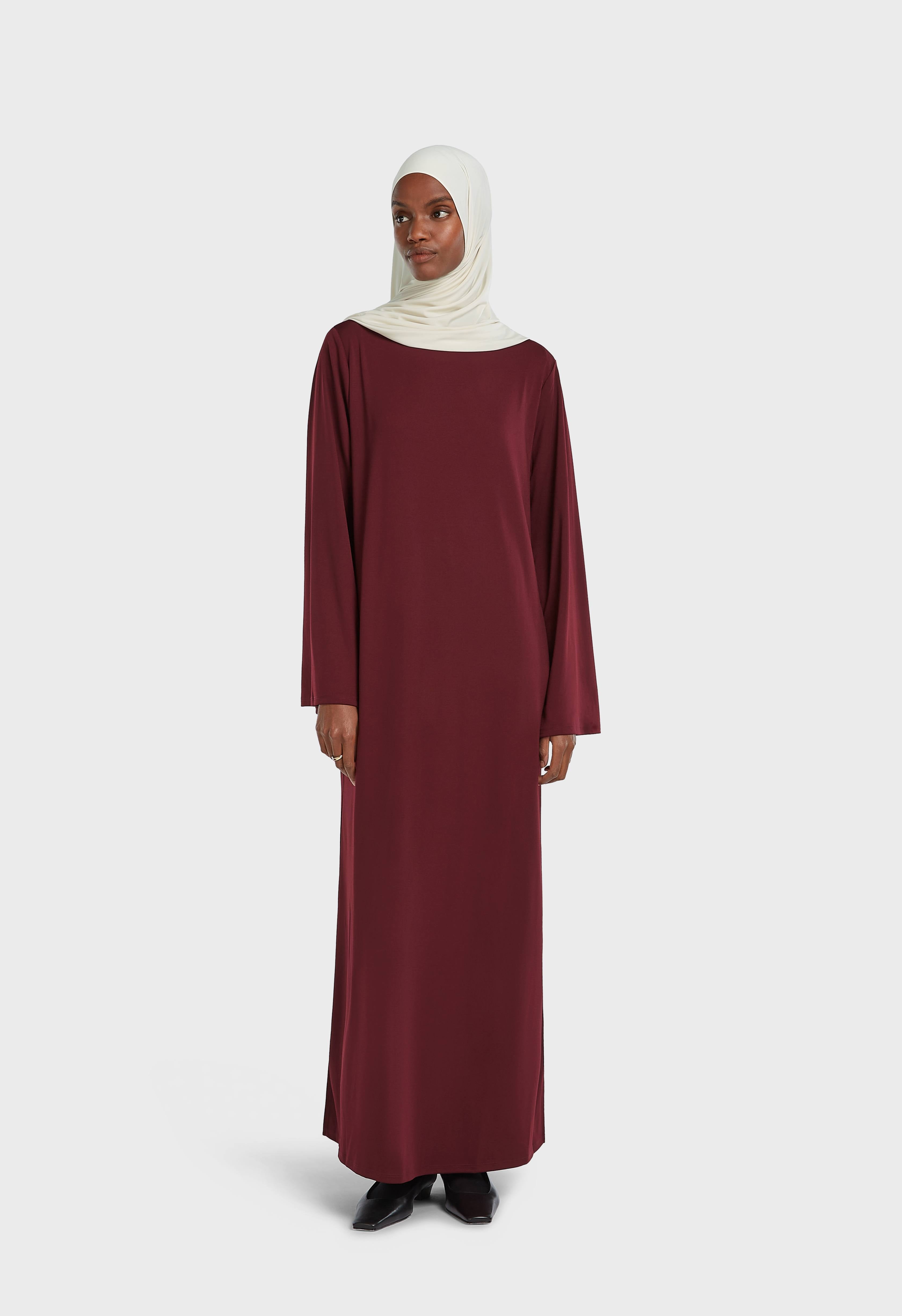 Essential Jersey Dress Regular | Burgundy
