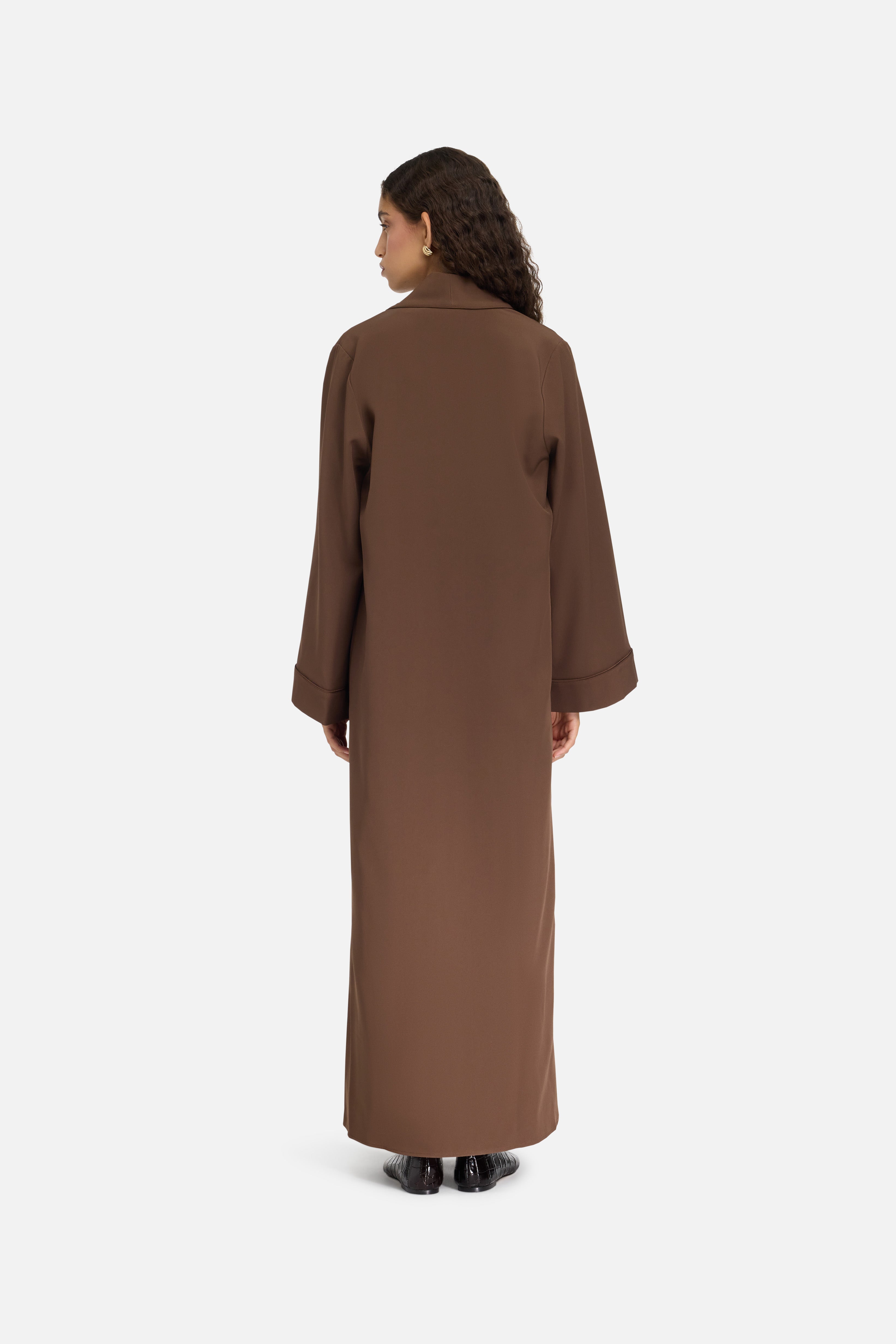 Essential Abaya  Short | Chocolate