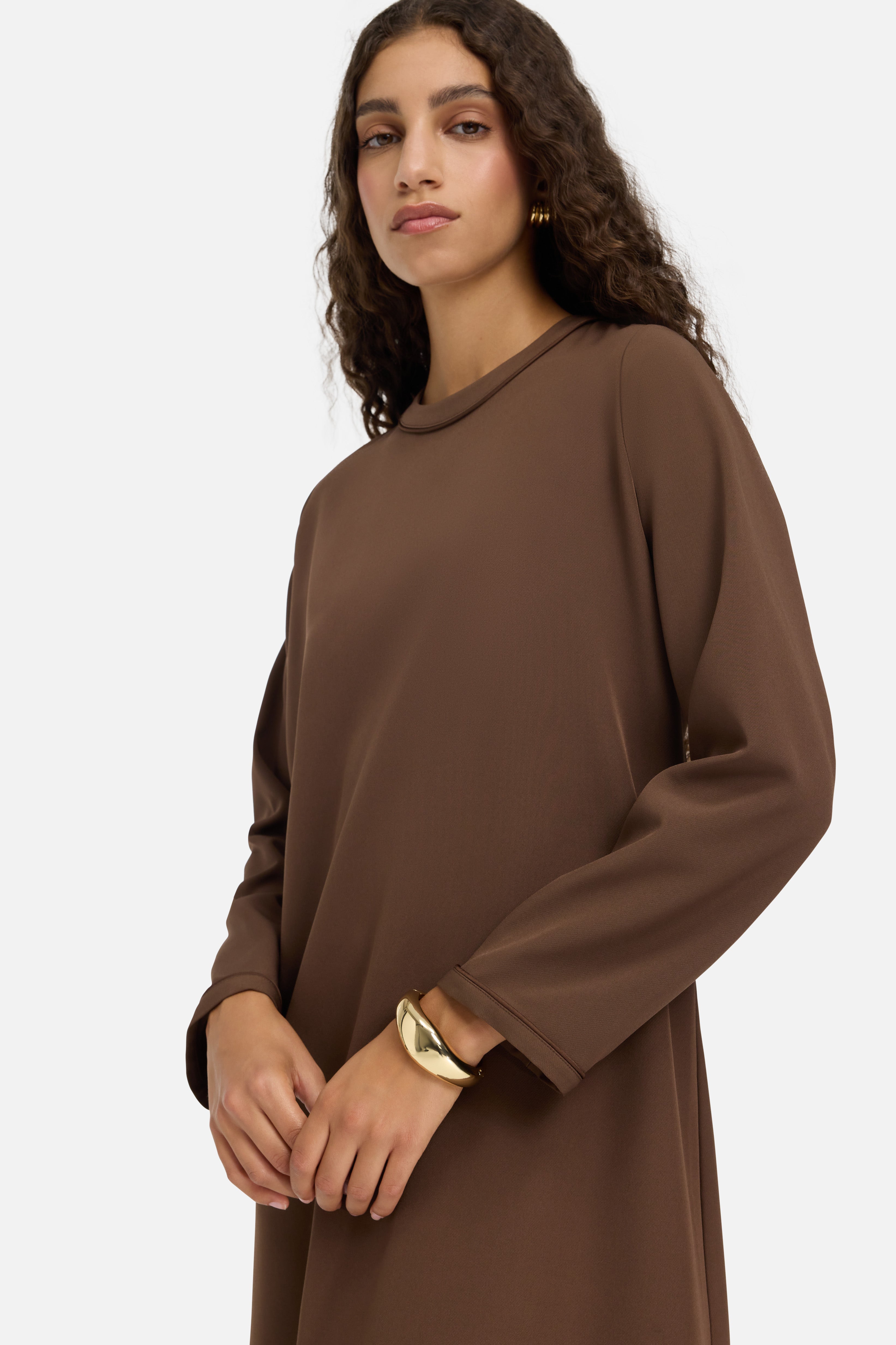 Essential Dress Regular | Chocolate