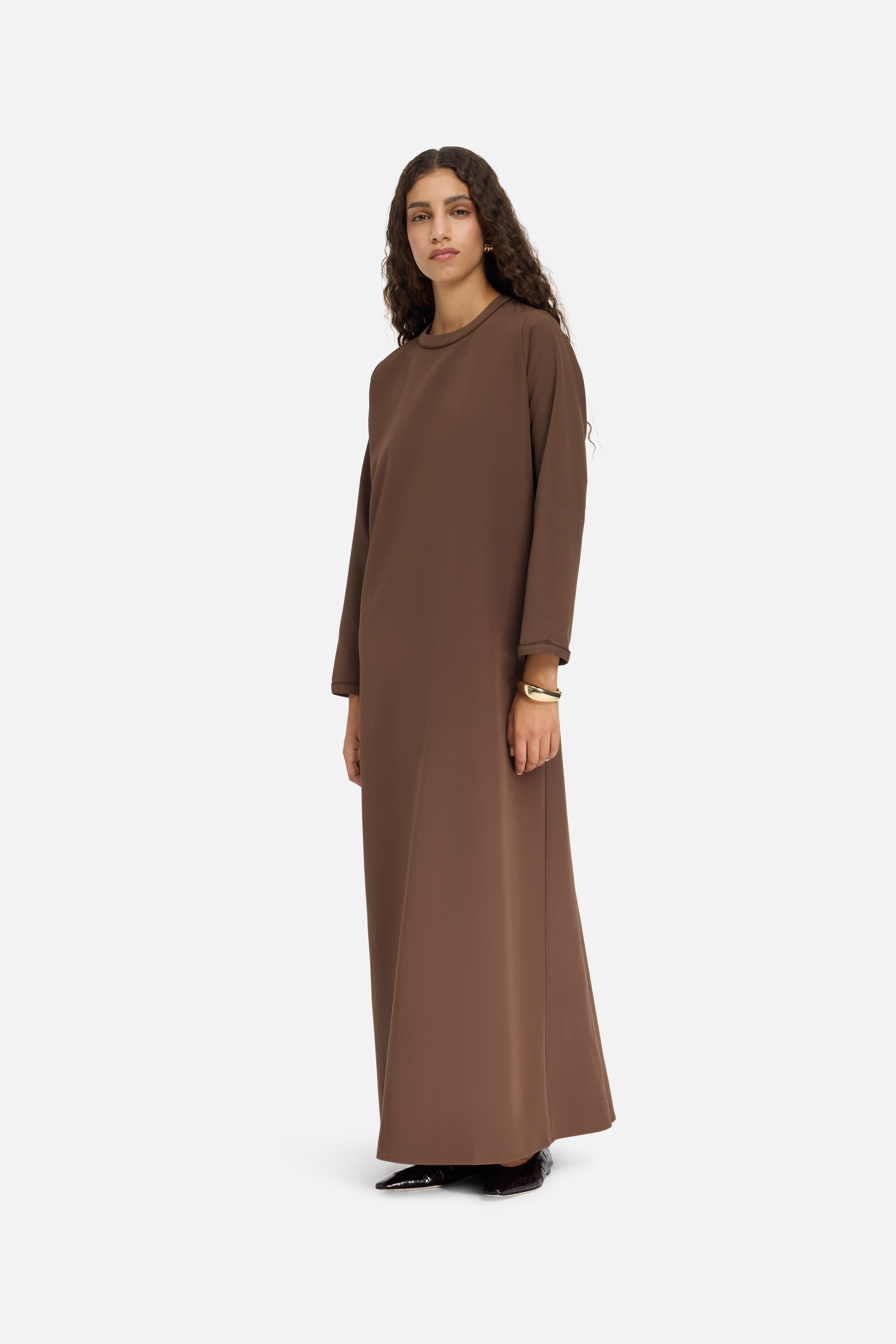 Essential Dress Regular | Chocolate