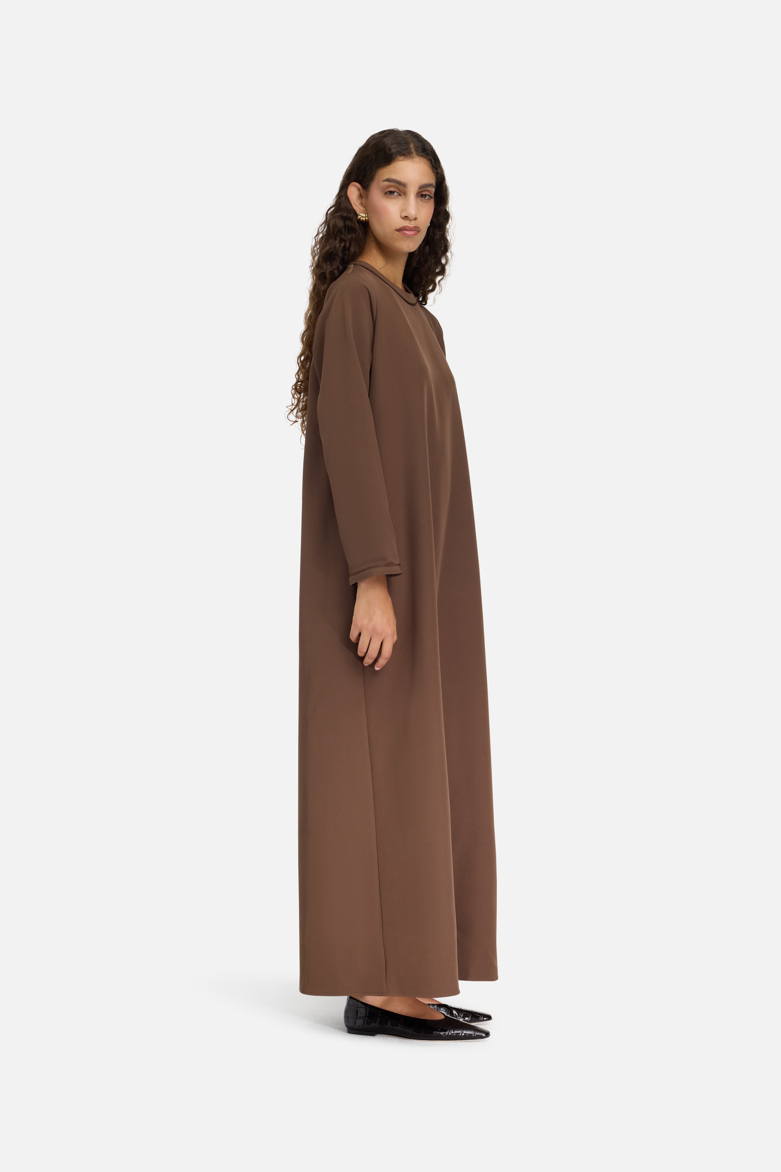 Essential Dress Regular | Chocolate