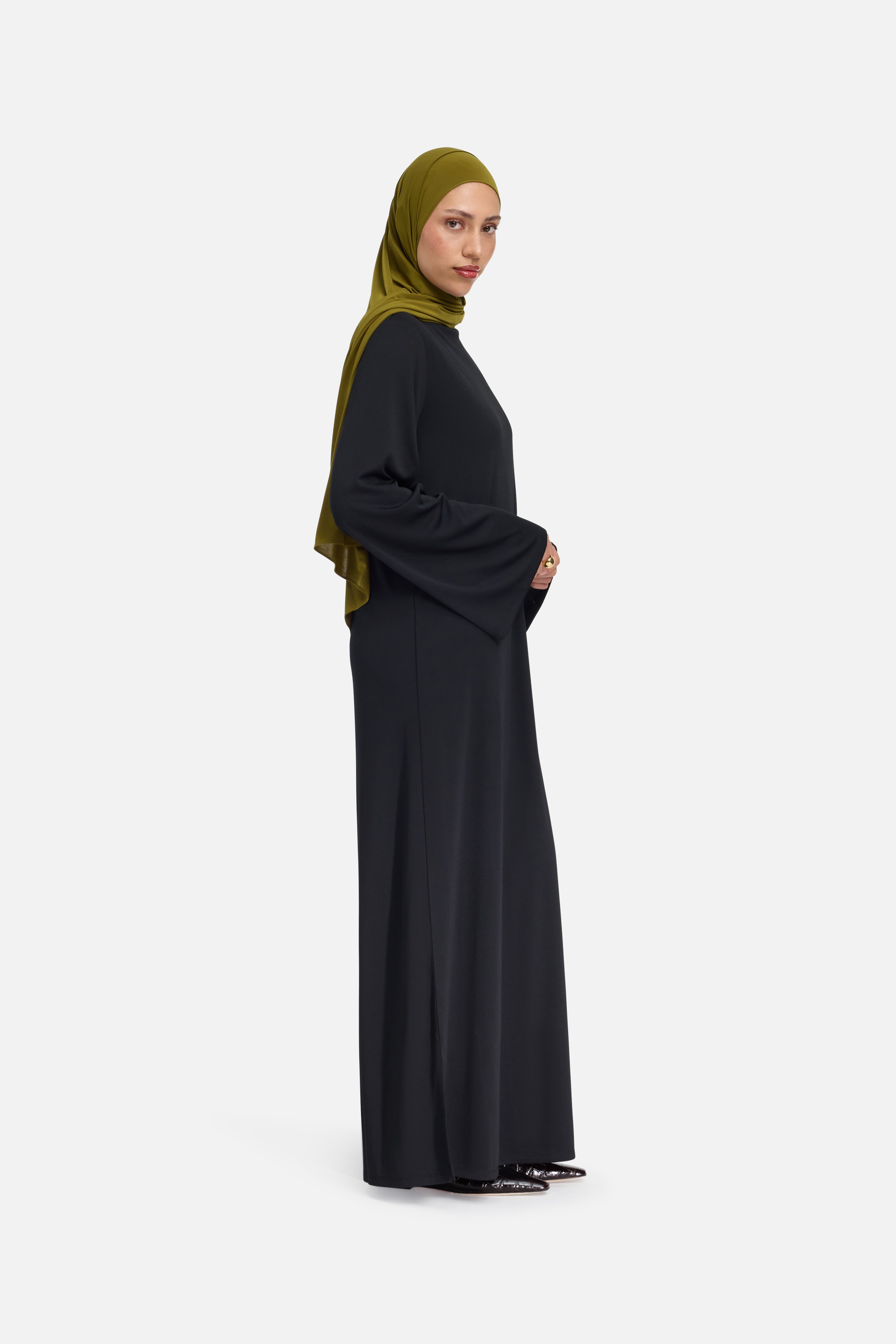 Essential Jersey Dress Short | Black