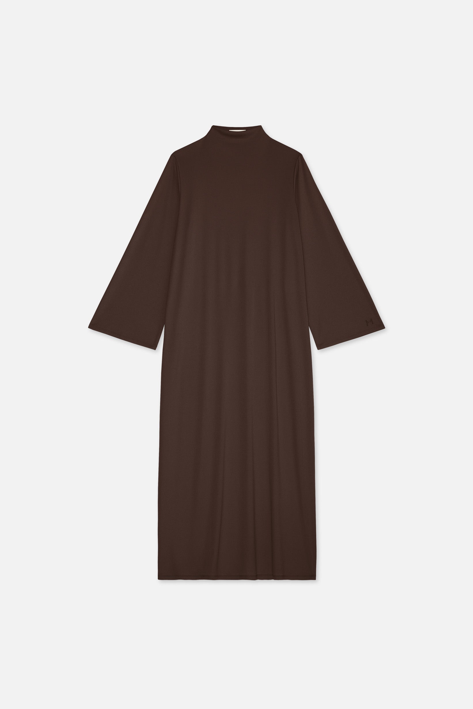 Essential Jersey Dress Regular | Burnt Mocha
