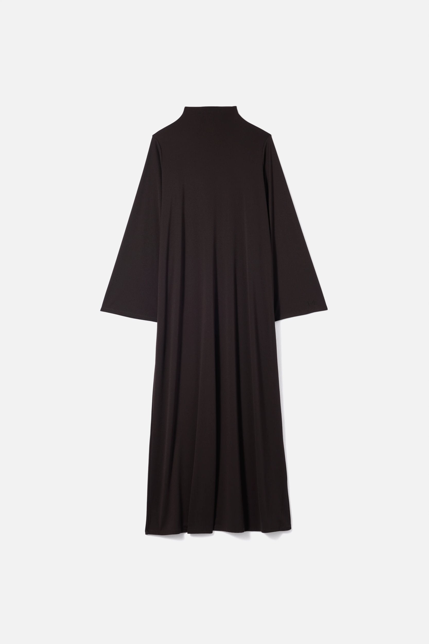 Essential Straight Jersey Dress Regular | Dark Truffle